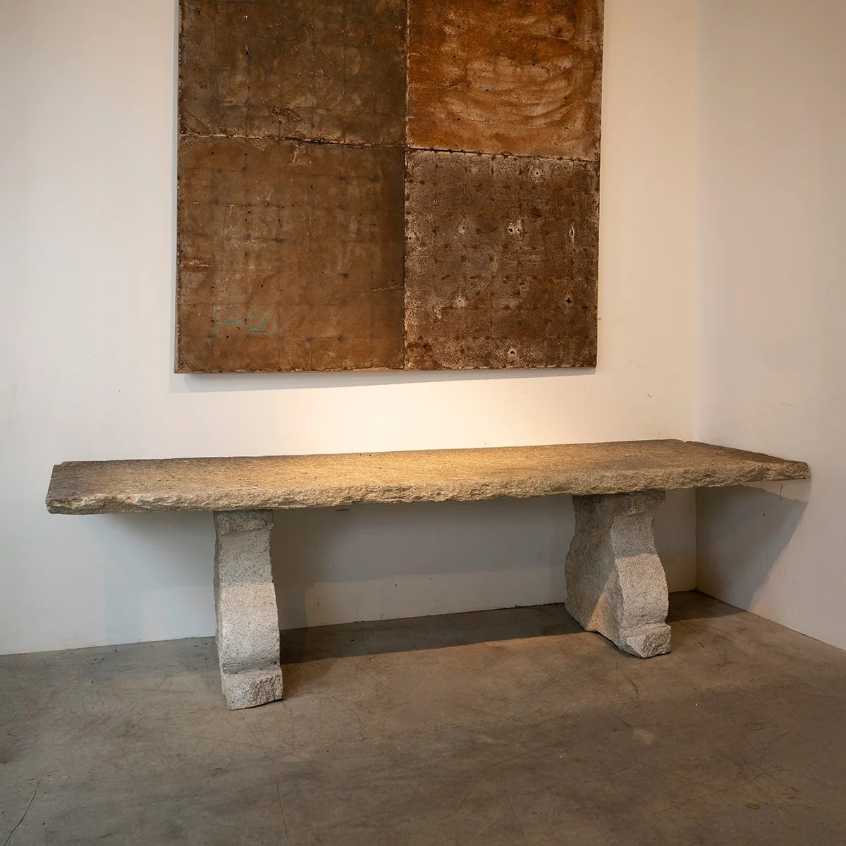 VINTAGE ITALIAN STONE TABLE