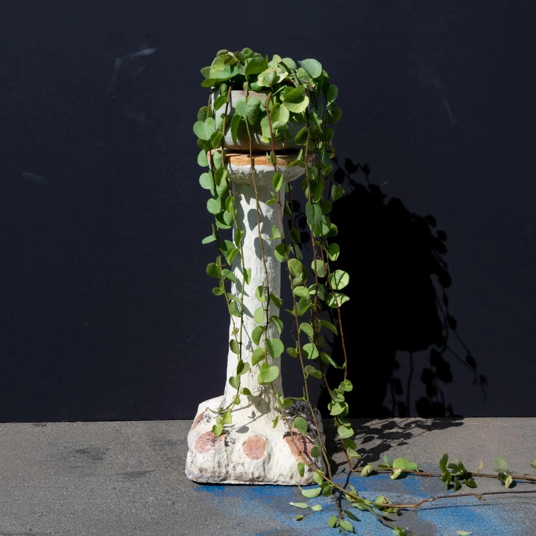 SET OF THREE TALL PEDESTALS