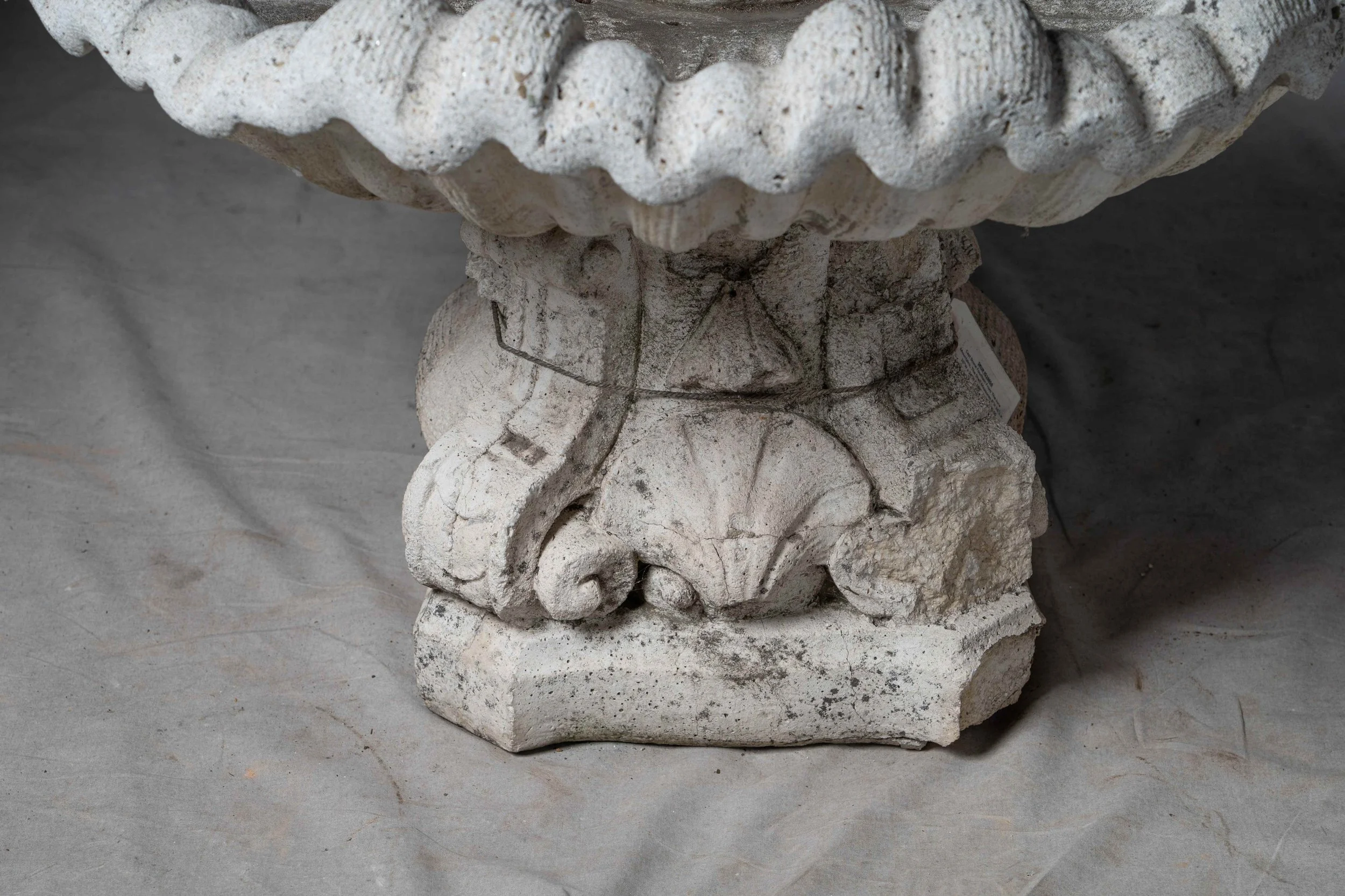 IG16650 Cast Stone Fountain From The Jura Mountains,The Shell Measures 36''L x 28''W x 23''H C.1880 (5)_11zon.jpg