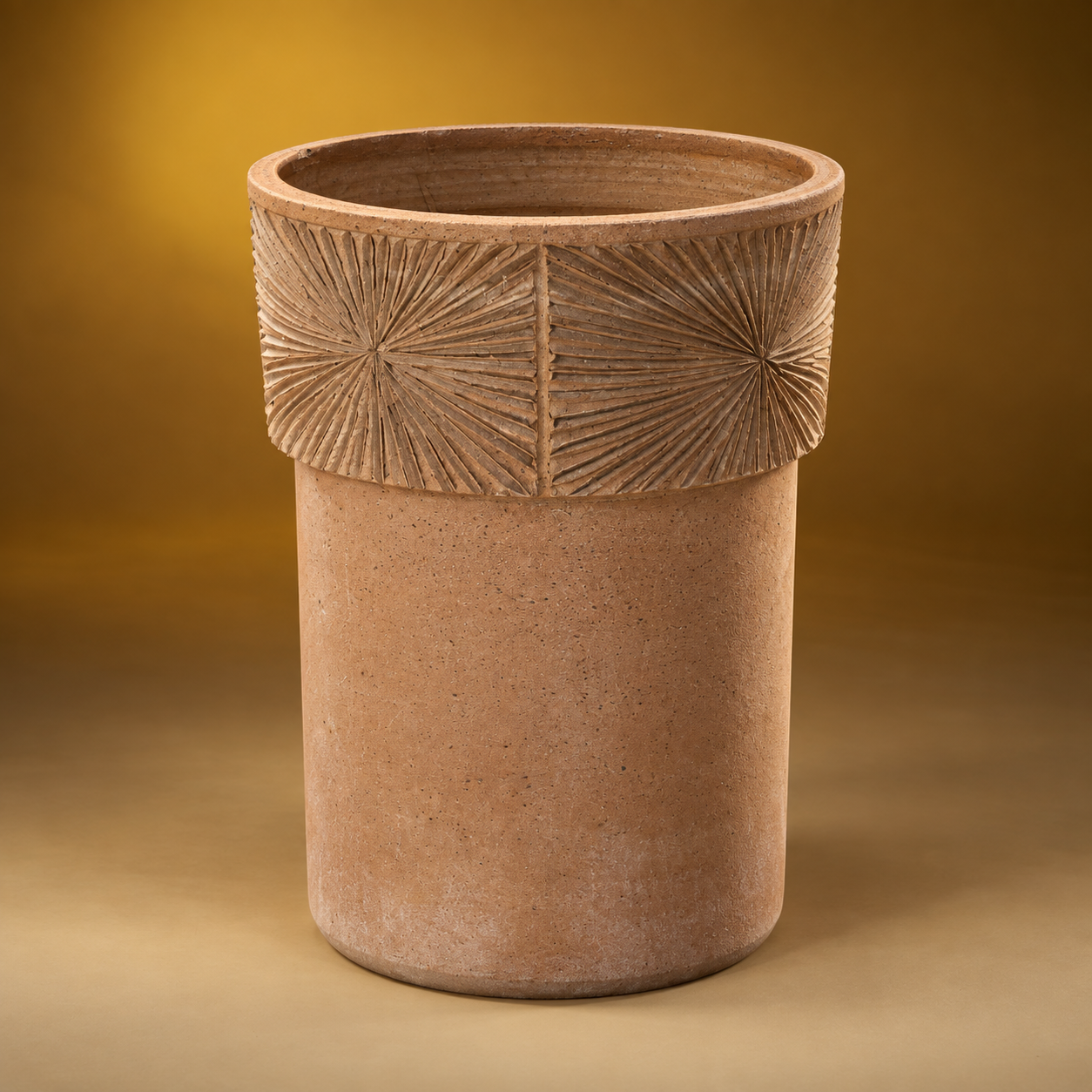 SKU: IG21129   Robert Maxwell EG Sunburst Sand Urn   12''D x 18''H