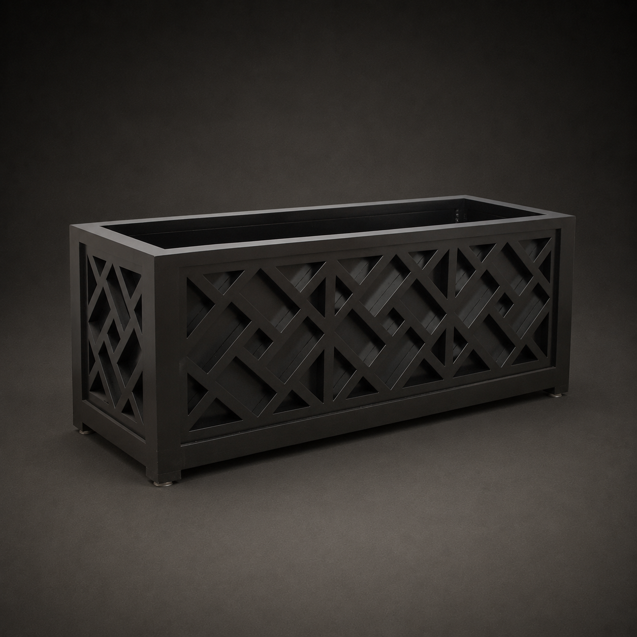 CUSTOM ALUMINUM TROUGH PLANTER