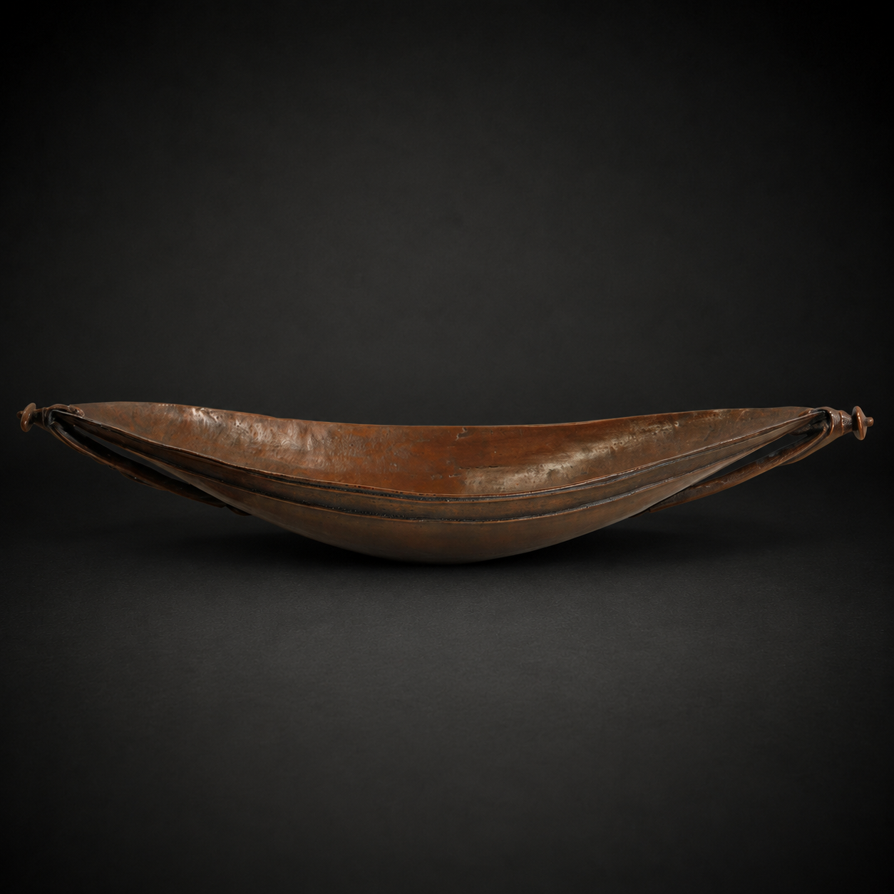 CAST BRONZE BOAT SHAPED PLANTER