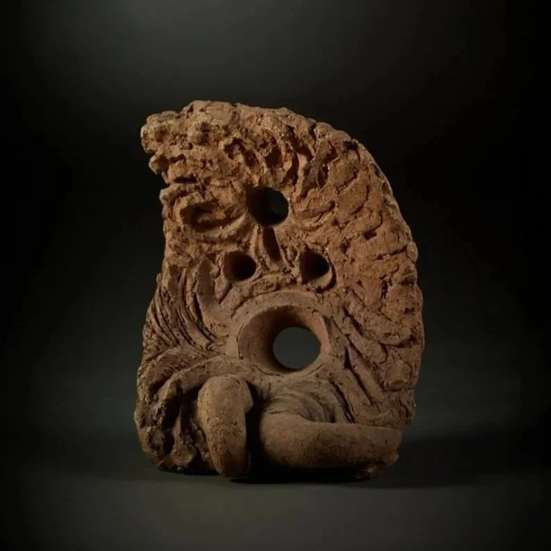 HOWARD WHALEN SCULPTURE CLAY MASK