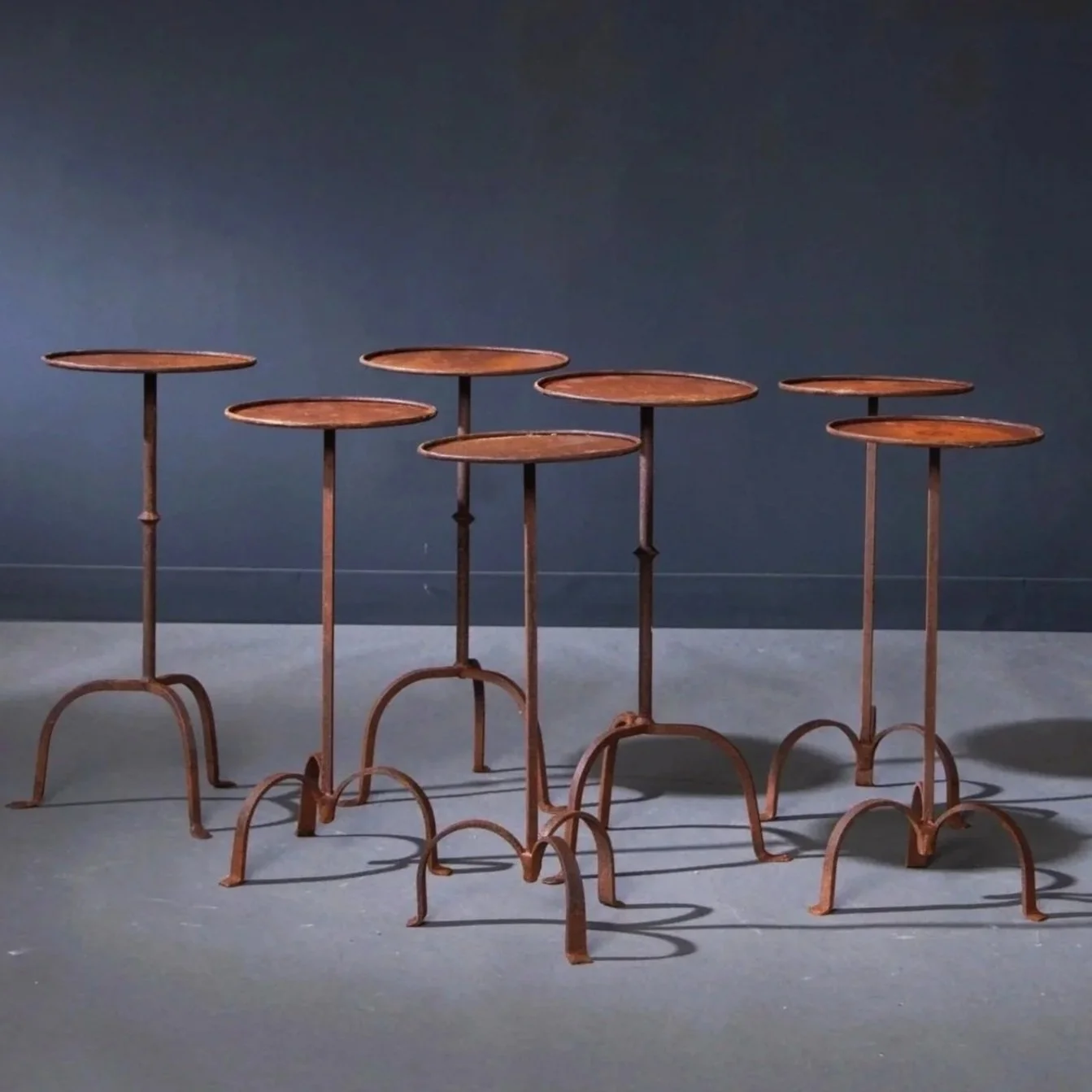 SPANISH CANDLE-STAND MARTINI TABLE