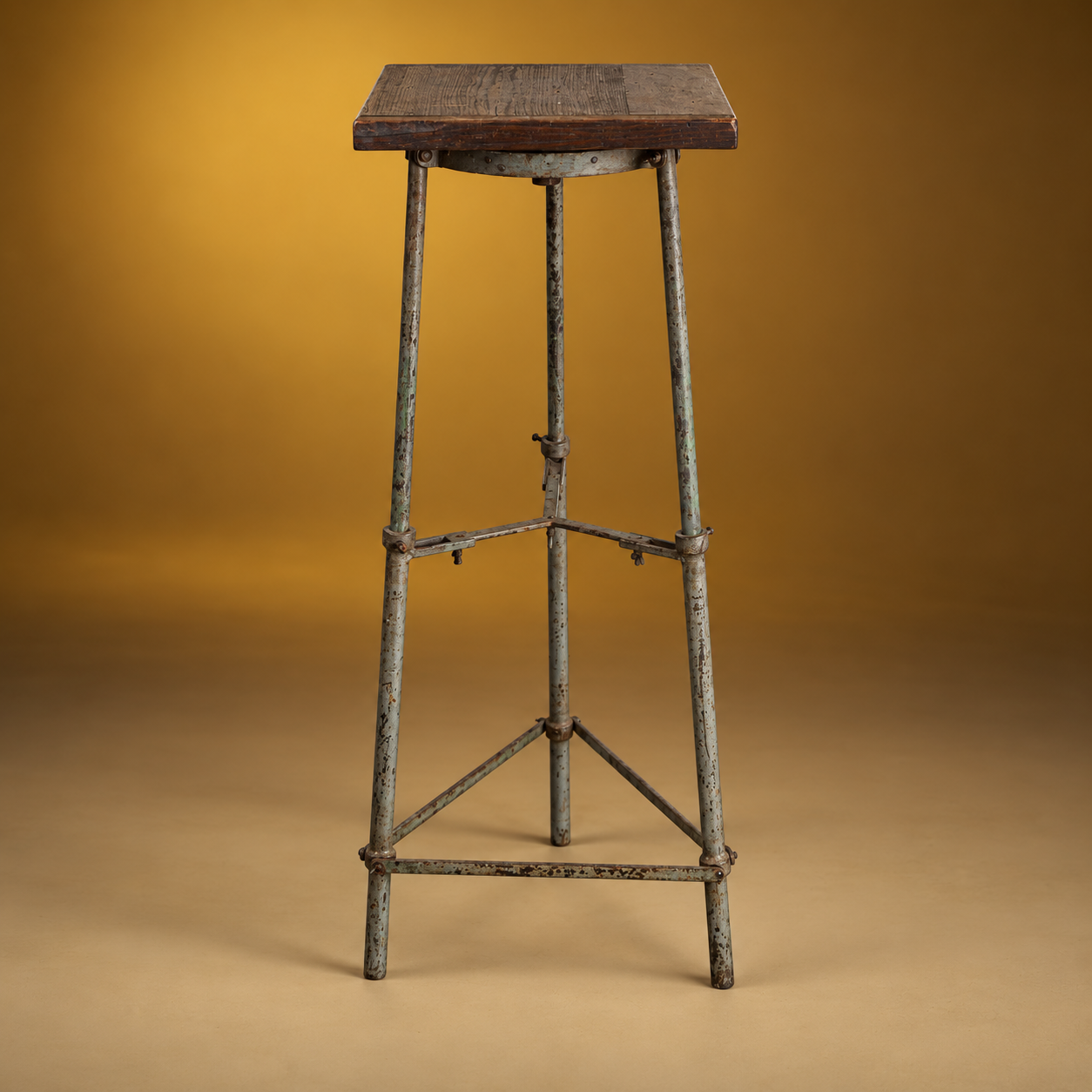SKU: IG15574   French Sculptor Stand Table  19th Century   16''Sq x 49''H