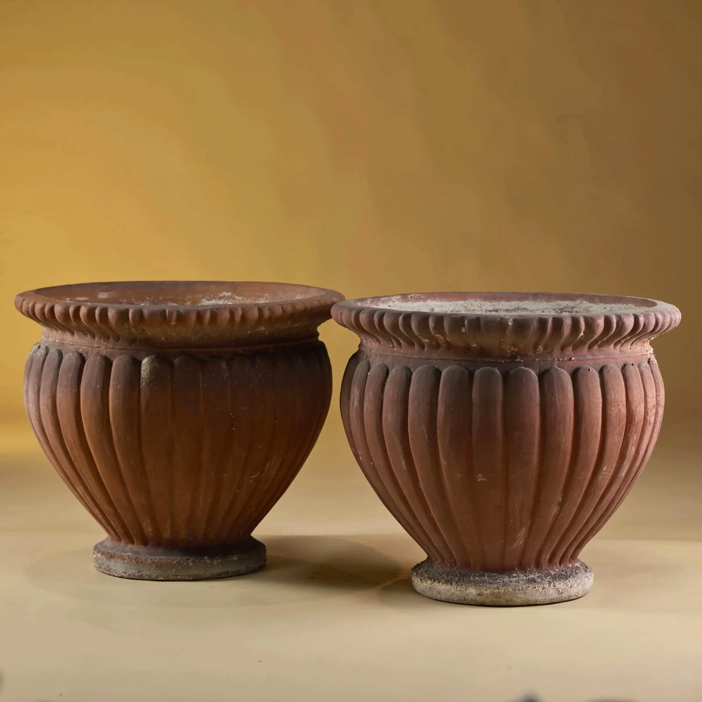 FRENCH TERRA COTTA PLANTERS