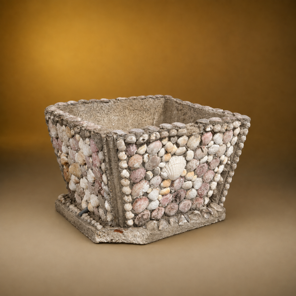 Seashell Mosaic Stone Planter.png