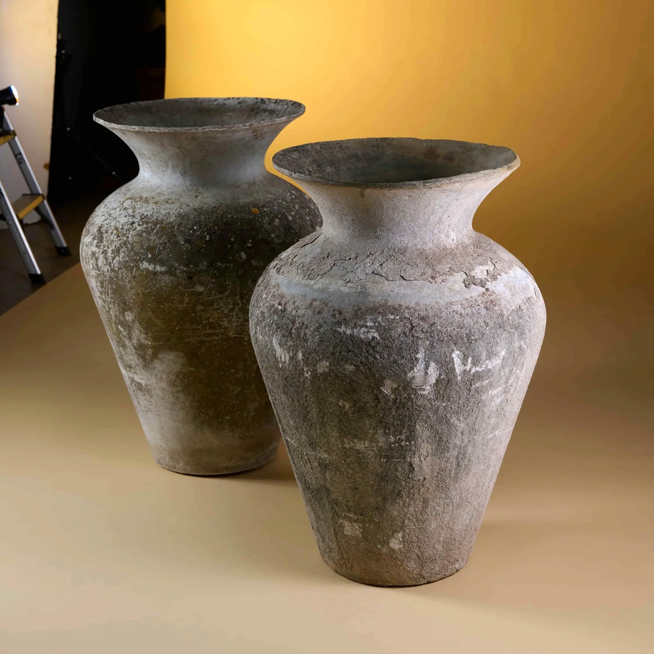 FRENCH WILLY GUHL FIBER CEMENT LARGE JAR