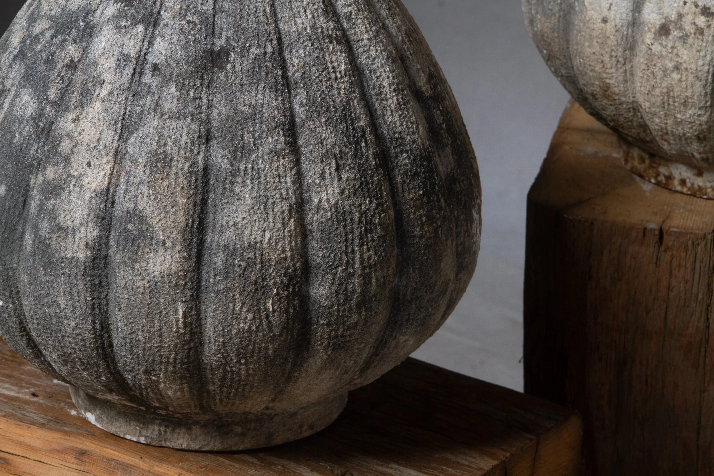 IG20019 Pair of Concrete  Finials 14.5''D x 18''H  $8500 (1).JPG