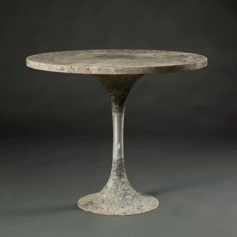 GUERIDON CEMENT TOP TABLE