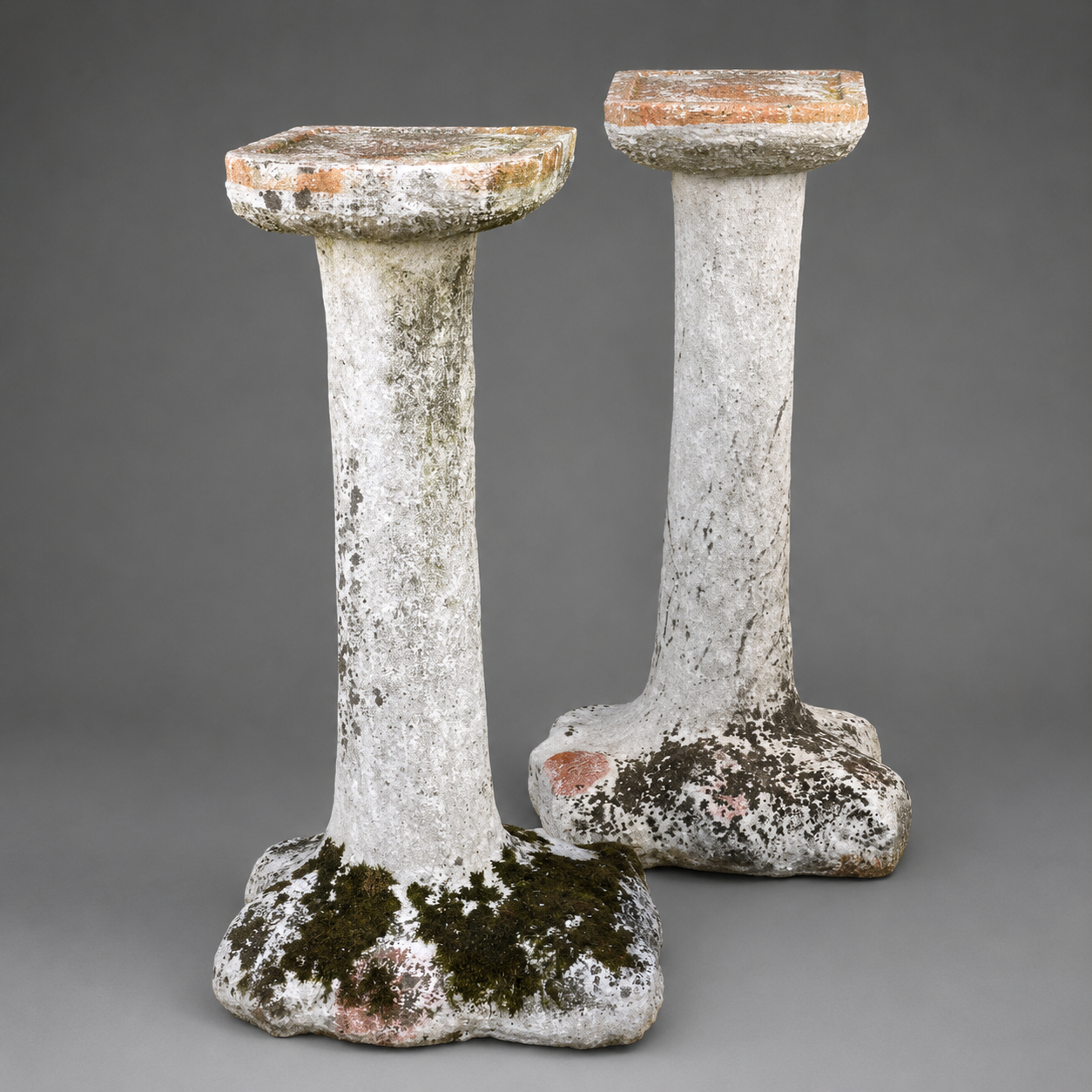 SET OF 3 PEDESTALS BY EMILE TAUGOURDEAU