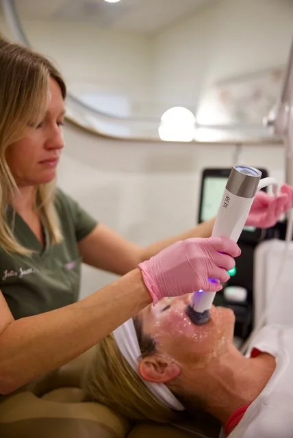 Julia Jowett PA-C XERF radiofrequency skin tightening treatment Lumora Medical Aesthetics Encinitas CA