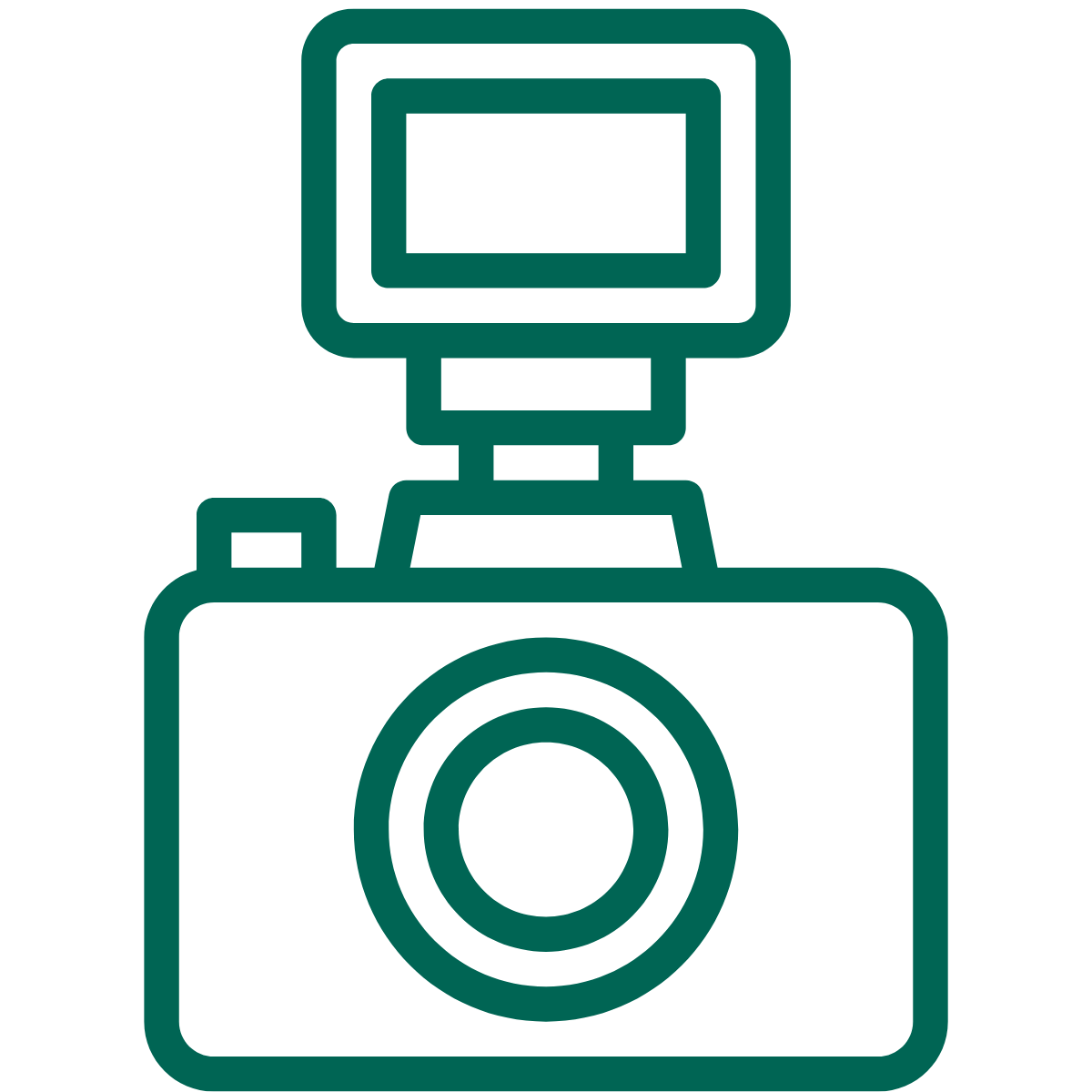 Outline of a light bulb icon