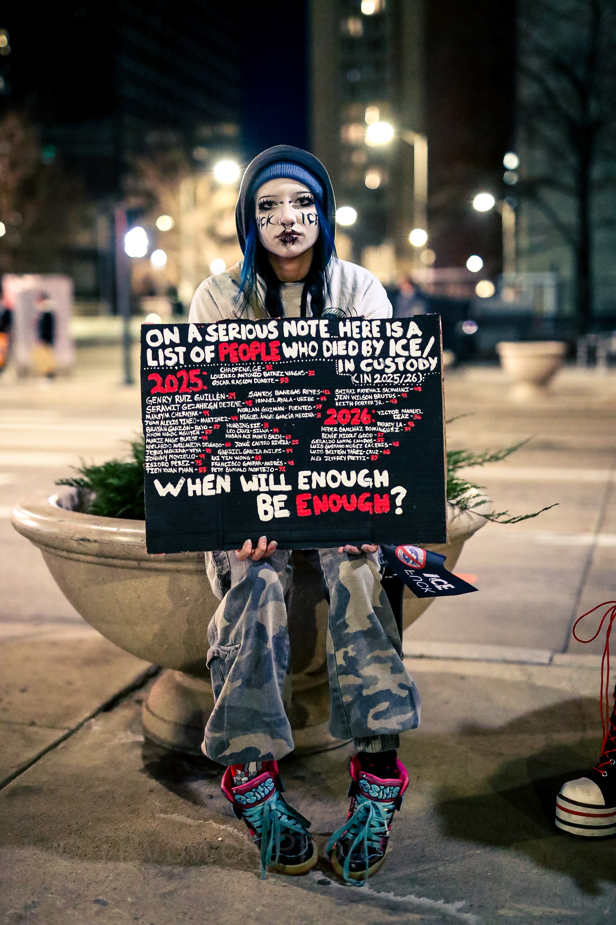 ICE OUT! nighttime march - 01-31-2026 - Denver, Colorado