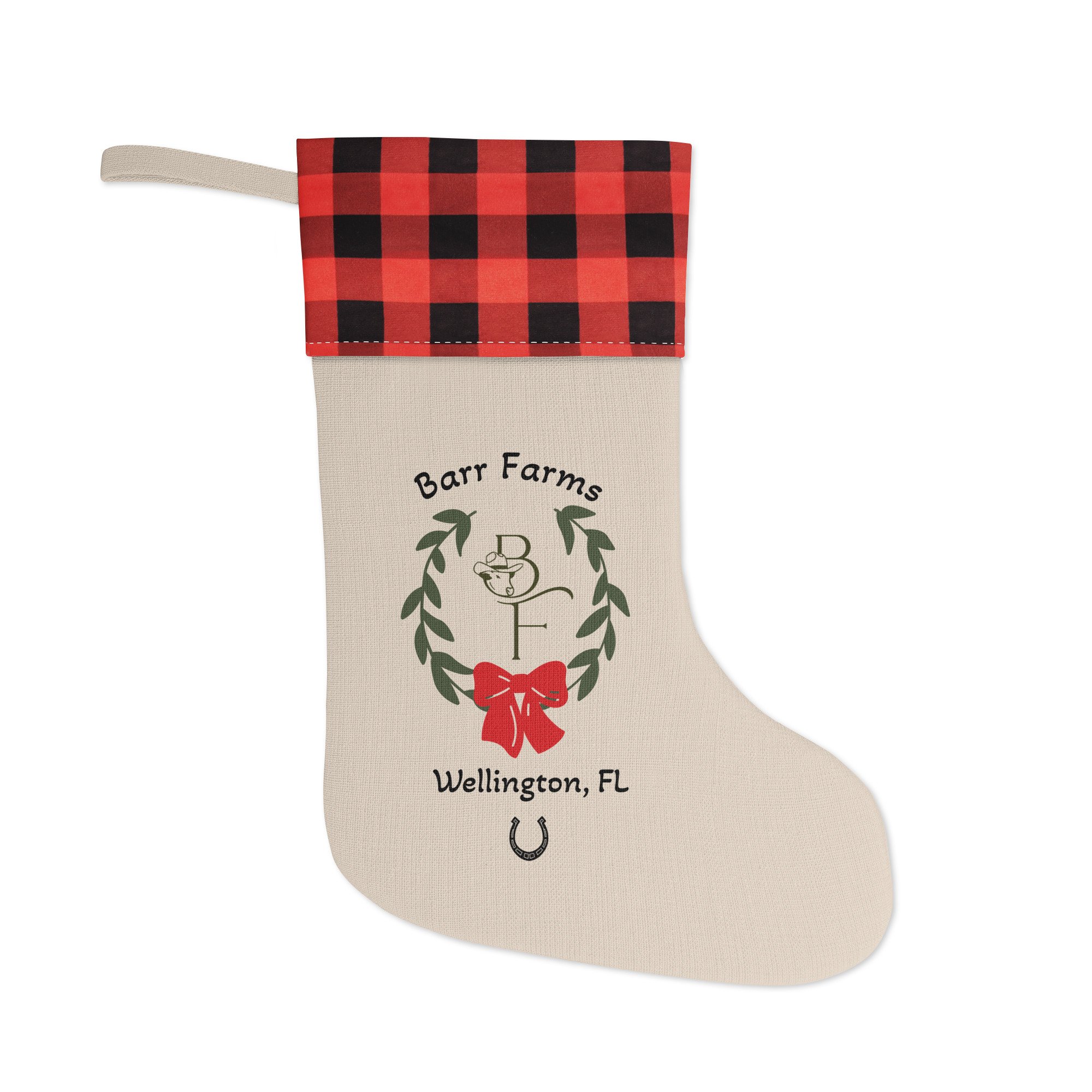 Rustic Christmas Stocking