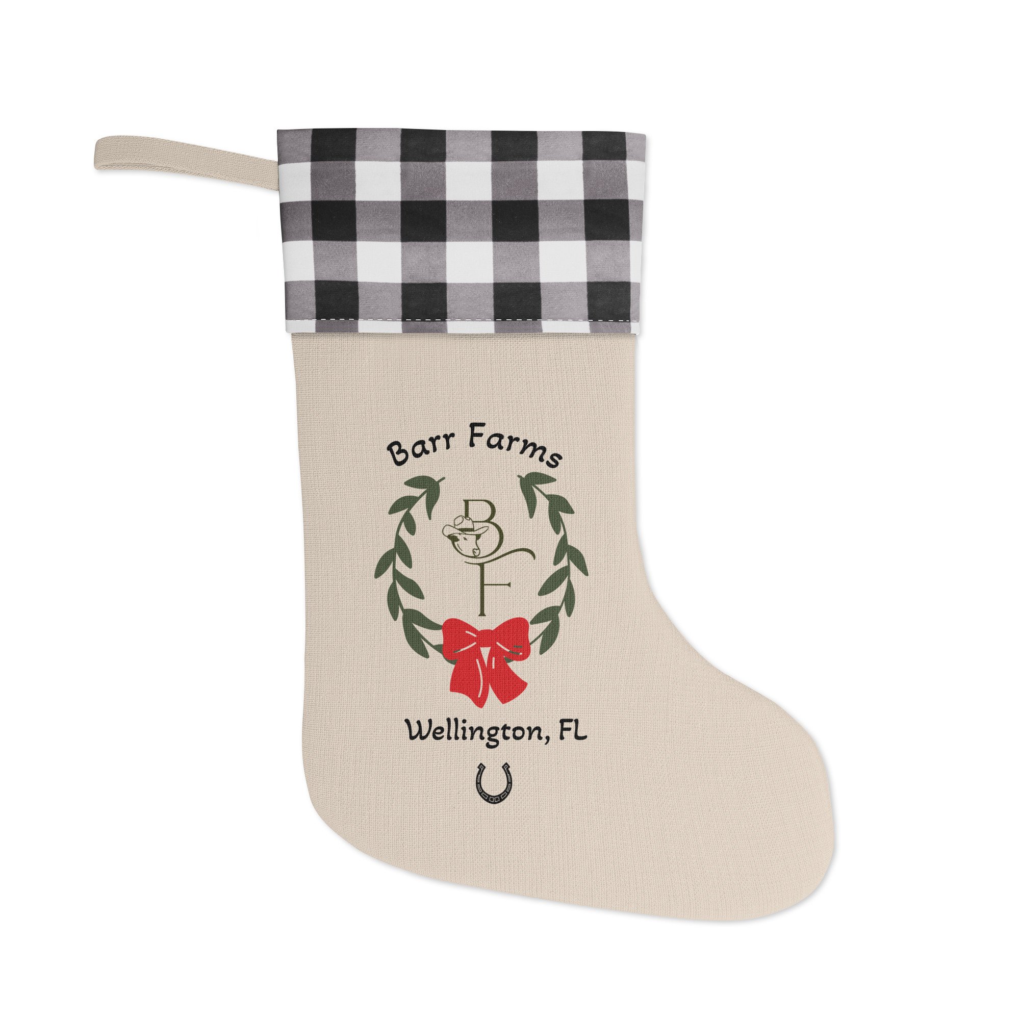 Rustic Christmas Stocking