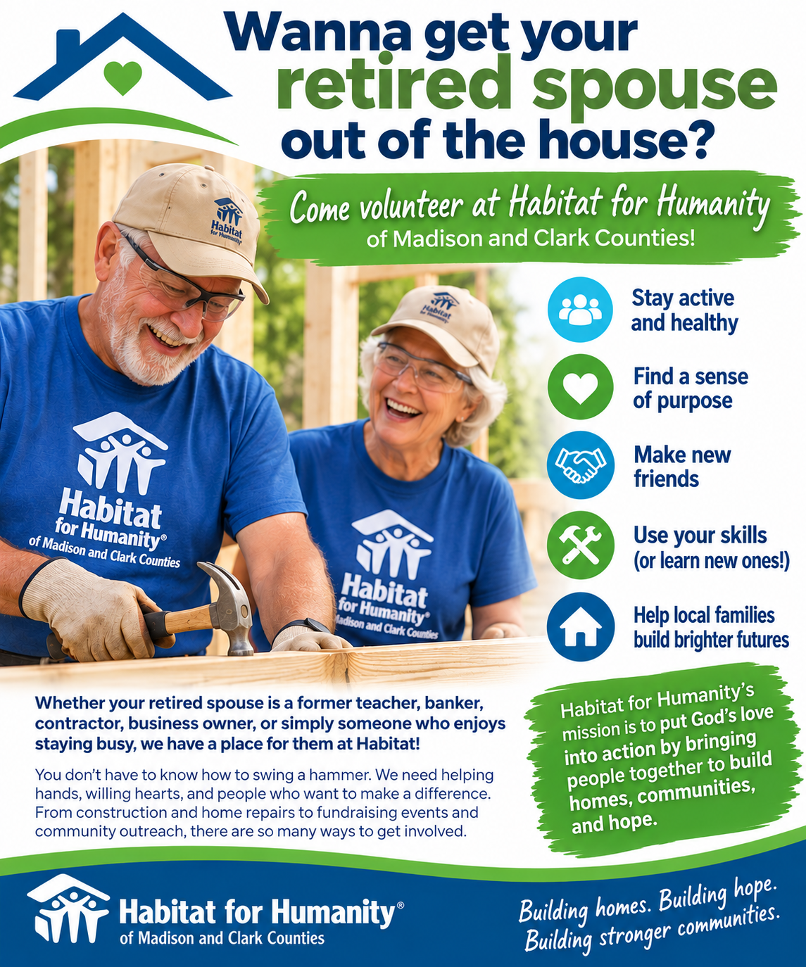 Calling Retired Volunteers! 
