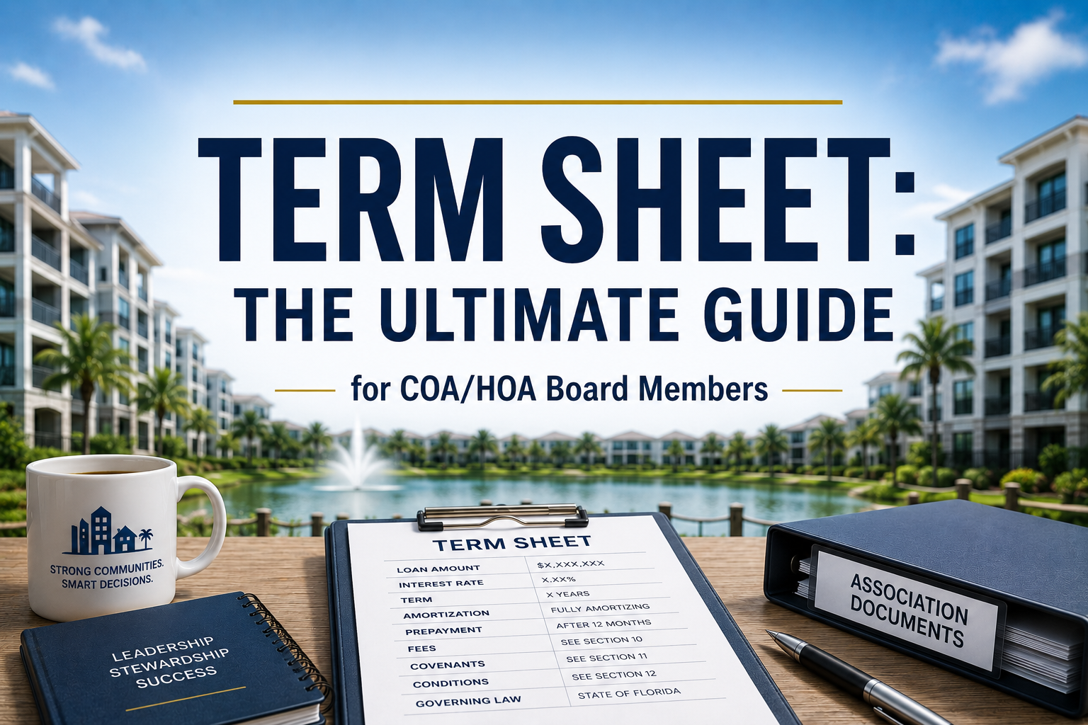 Term Sheets: The Ultimate Guide for COA/HOA Board Members