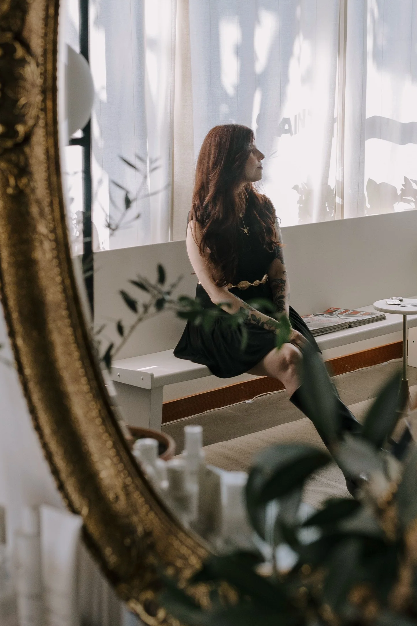 Stefanie Haworth, master vivid color and copper hair specialist at Little Saint Salon in the Kerns neighborhood of Portland