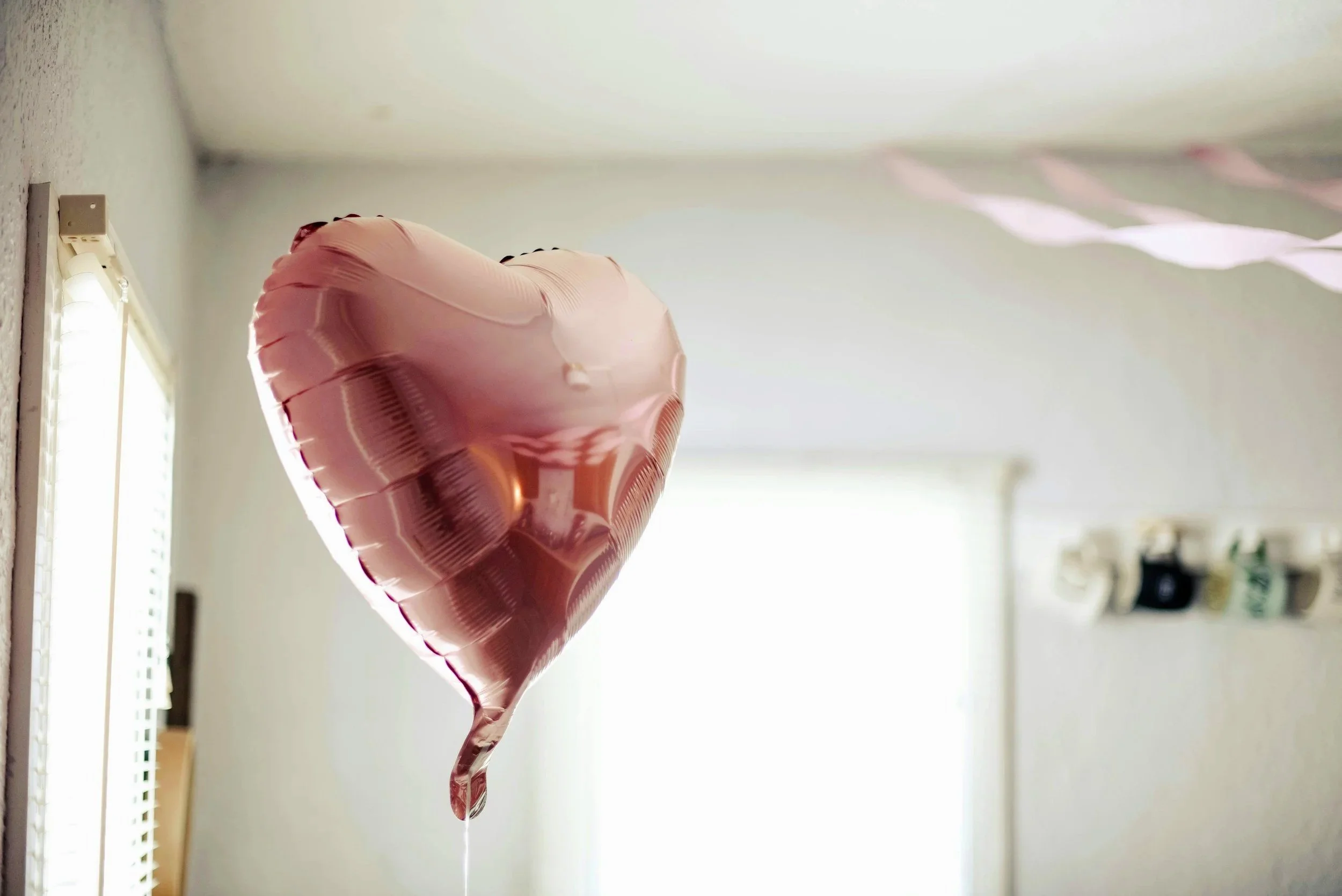 Balloon in a delivery room after labor stimulation massage.