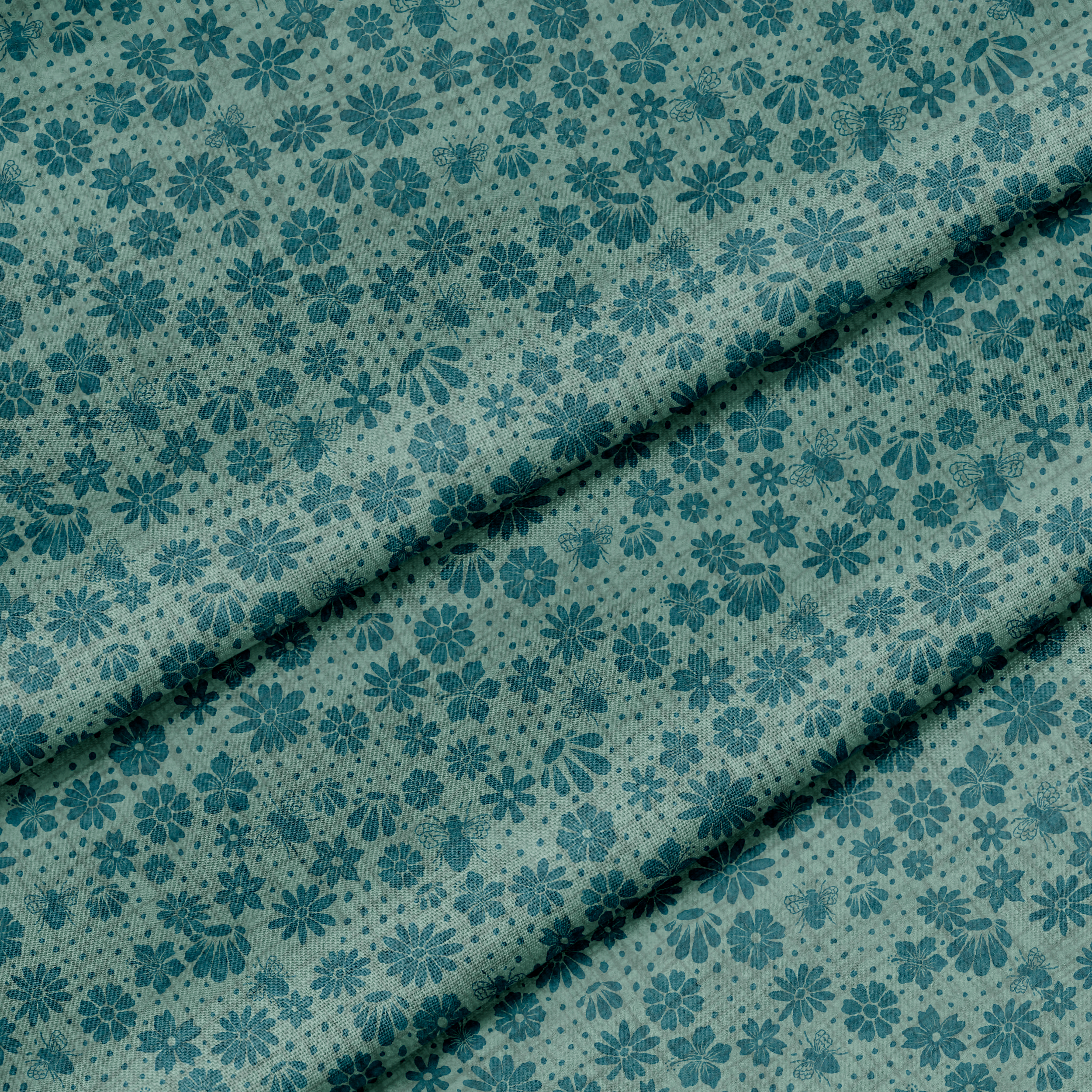 Blue Ditsy Floral Folded.png