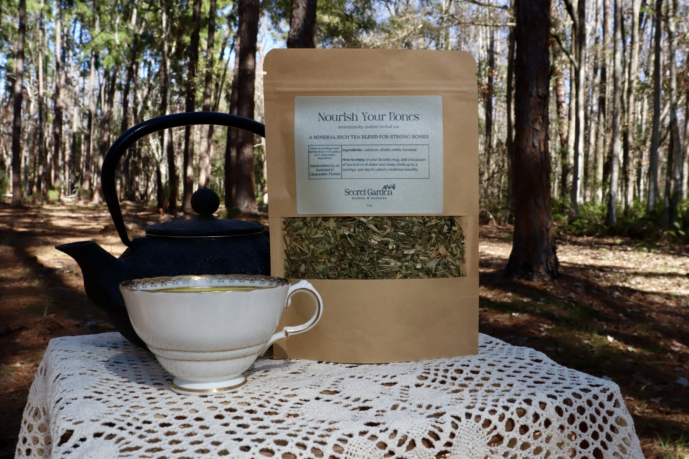 Nourish the Bones | A Mineral Tea Blend for Strong Bones - 1 oz