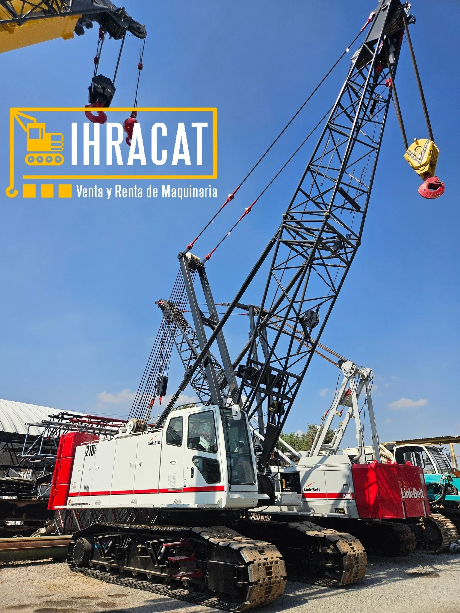 Gr&uacute;a sobre orugas estructural en Venta 
2007 Link Belt 218 HSL
120 Ft de pluma tubular 
Recien importada 
Dusponible 
🔥🔥🔥🔥💲💲💲💲