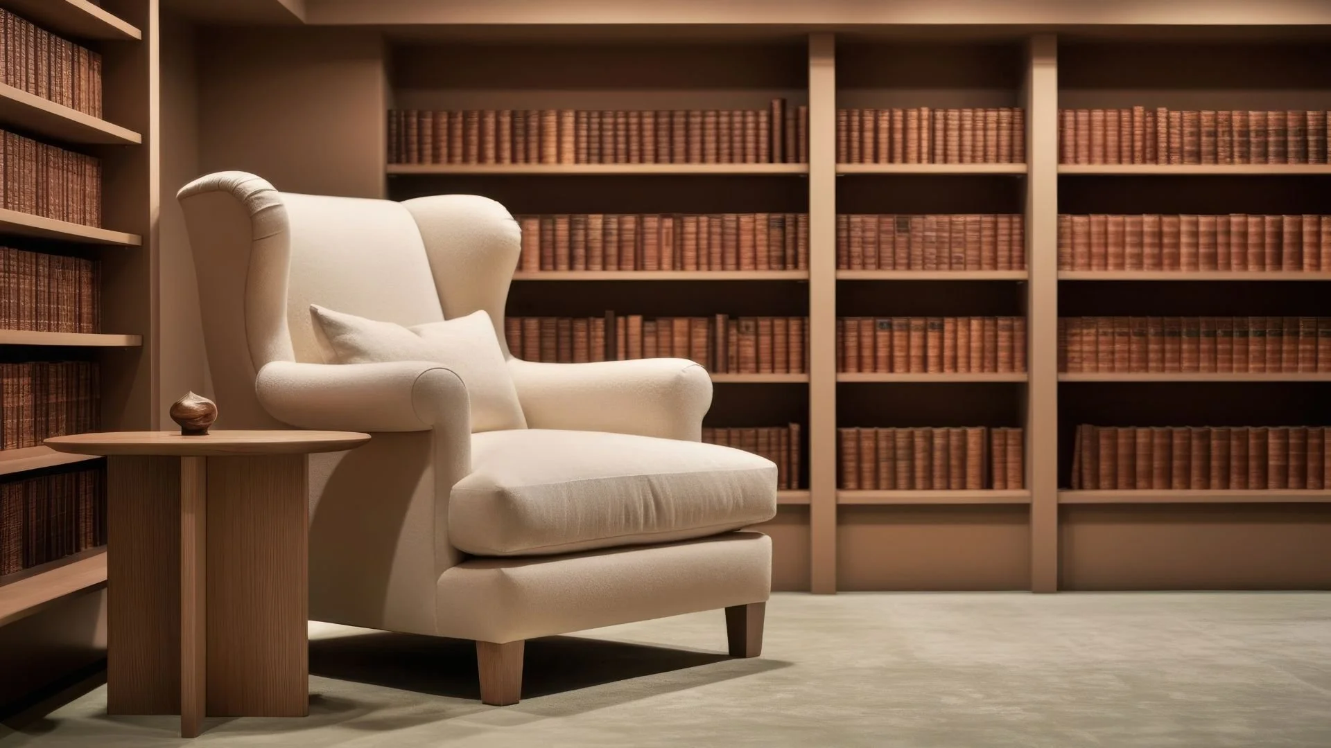 Chair in a therapy office in Greenwich, Connecticut