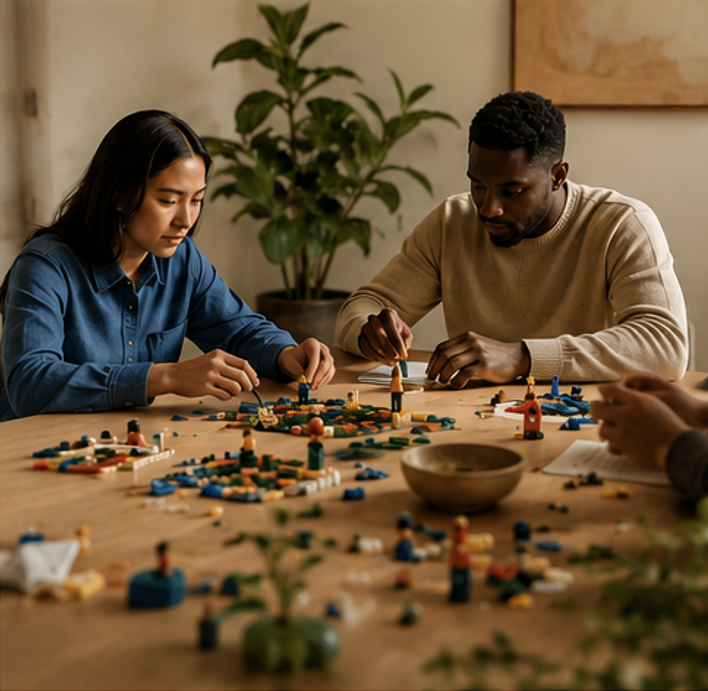 LEGO SERIOUS PLAY workshop helping teams solve problems, develop strategy and improve collaboration and innovation.
