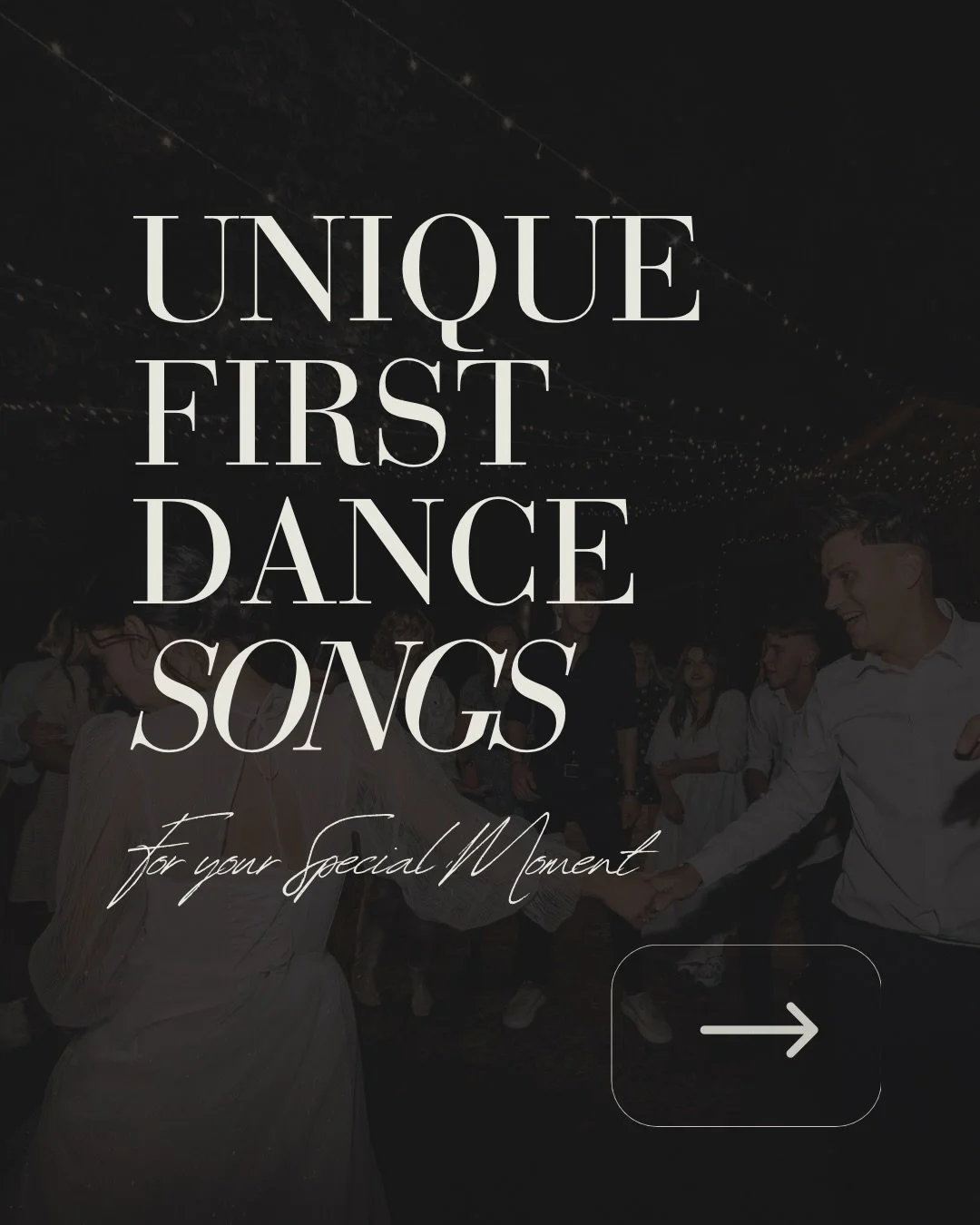 Stuck choosing your First Dance song? 💍 

I&rsquo;ve sung for so many First Dances, for couples of every style, and the one thing they all have in common?

They chose a song because it was theirs. Not because it was traditional. Not because it was &