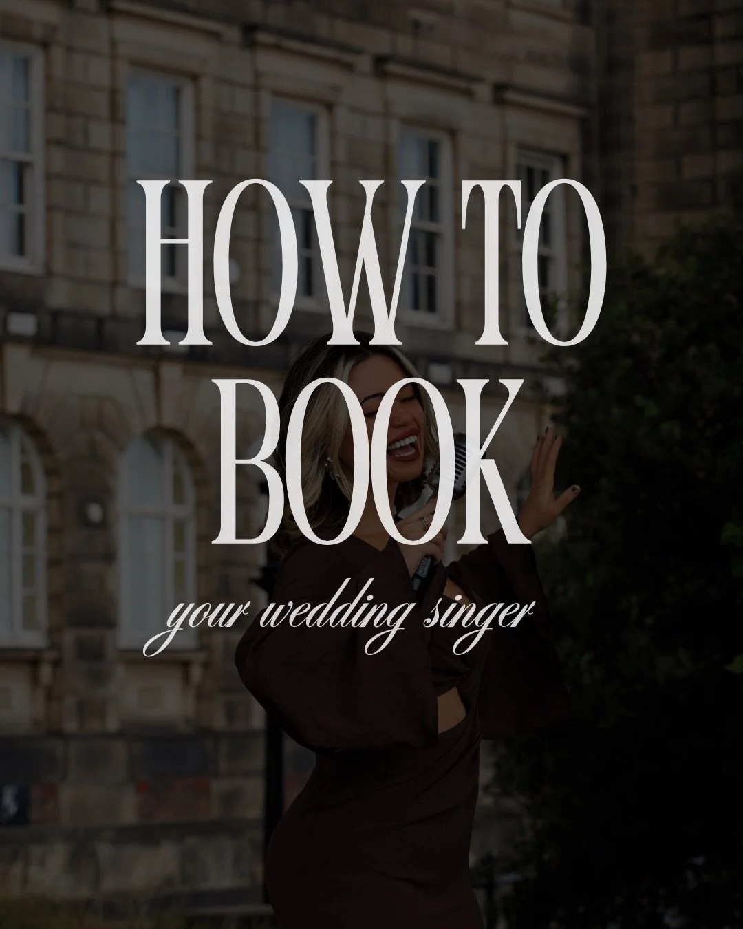 So you&rsquo;ve decided you want a Wedding Singer.. what do you do next? 

As much as I HATE turning down bookings, I can only be in one place at a time (rude, I know 🙄😂)

Every now and then messages can get lost in my DMs, so the best way to enqui