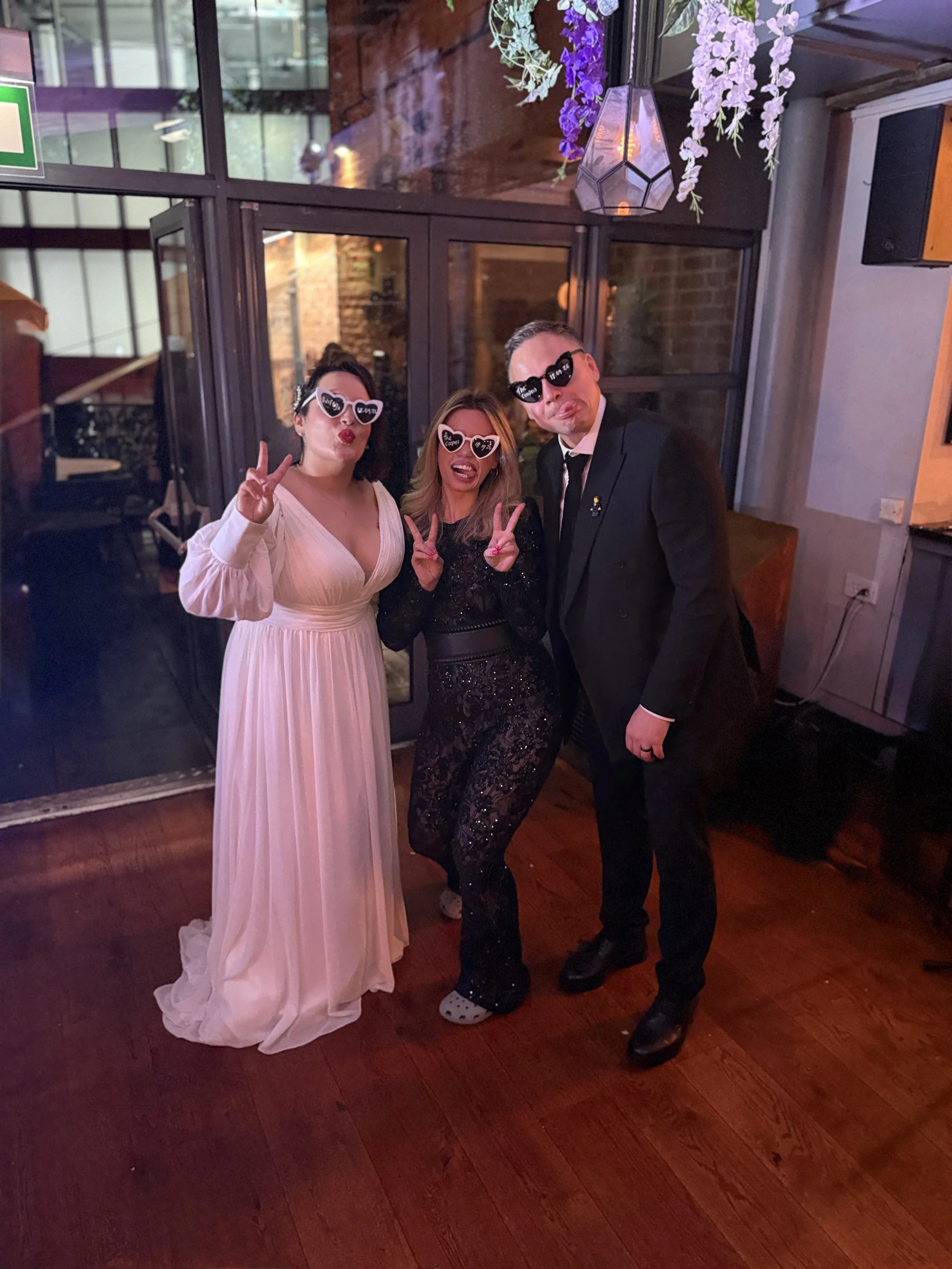 Hope &amp; Wes’ Manchester city Centre Wedding: The Rain Bar