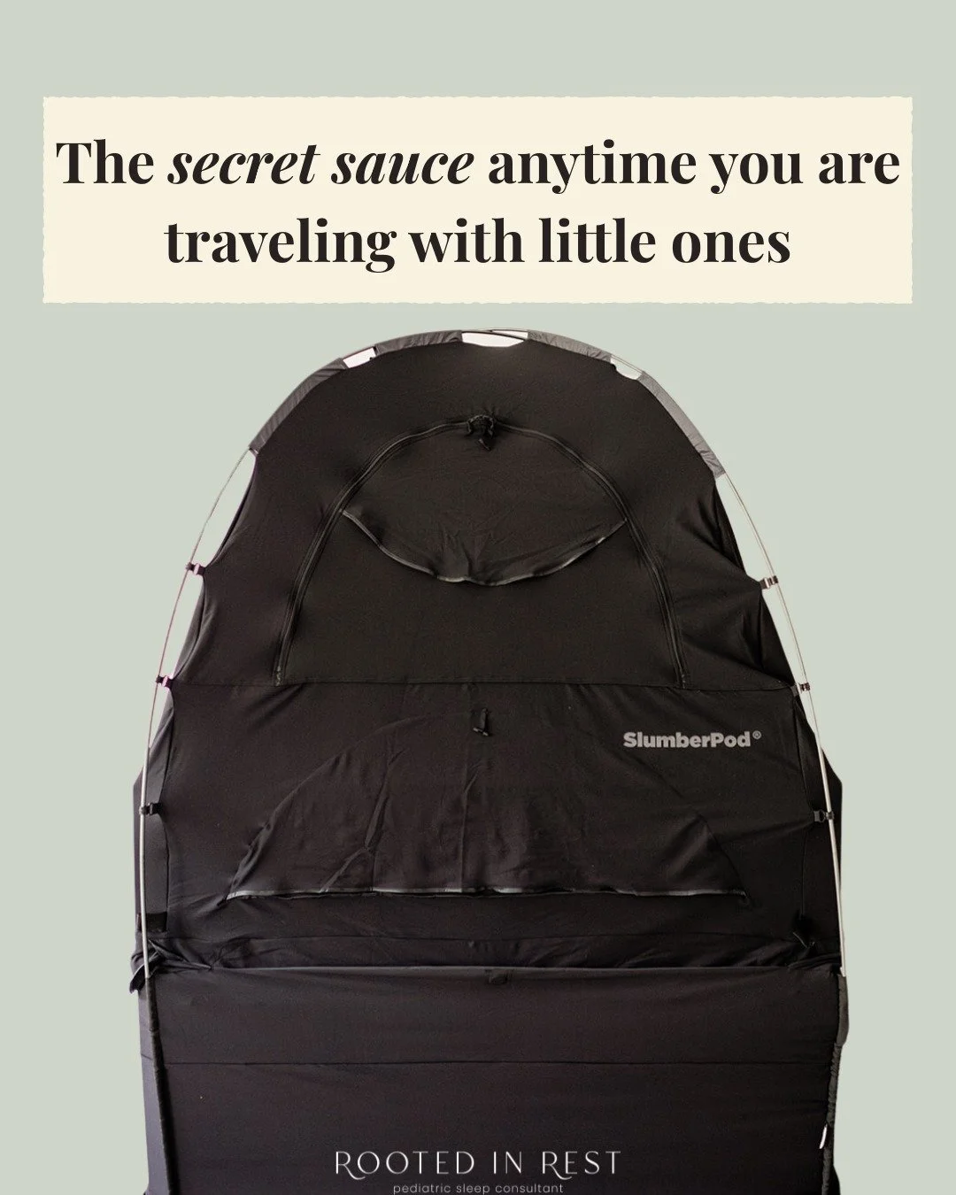 Traveling with little ones doesn&rsquo;t have to mean sacrificing sleep &mdash; enter the SlumberPod, aka the secret sauce for smoother trips. 

This blackout pod creates a cozy, distraction-free sleep space (yes, even in a shared hotel room). It&rsq