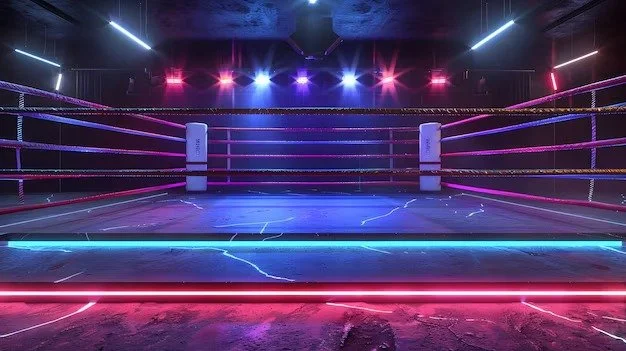 The Future of Fight Night: VR Fans, AI Coaches, and Neon Rings | iVisit Boxing IVB
