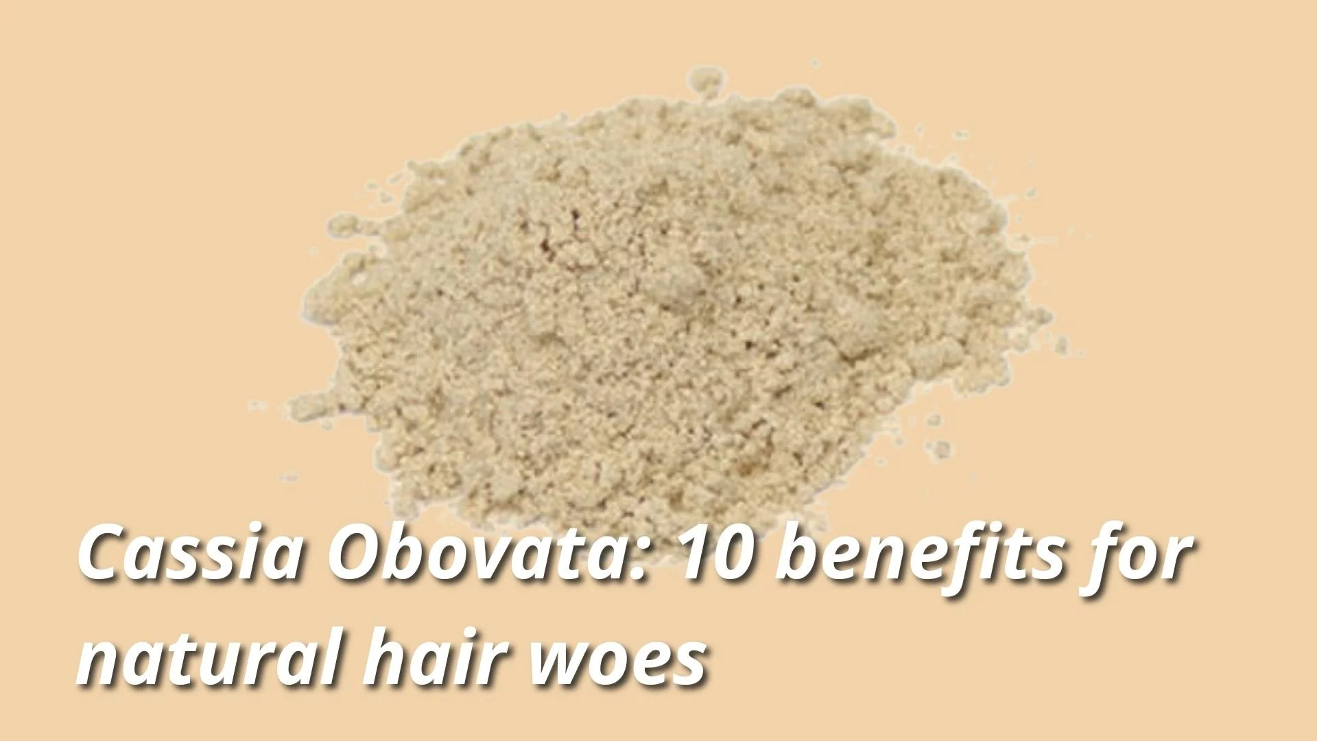 What is Cassia Obovata? How Does it Help With Your Hair?