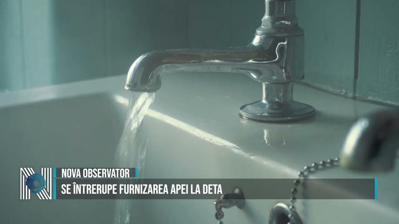 Se întrerupe furnizarea apei la Deta