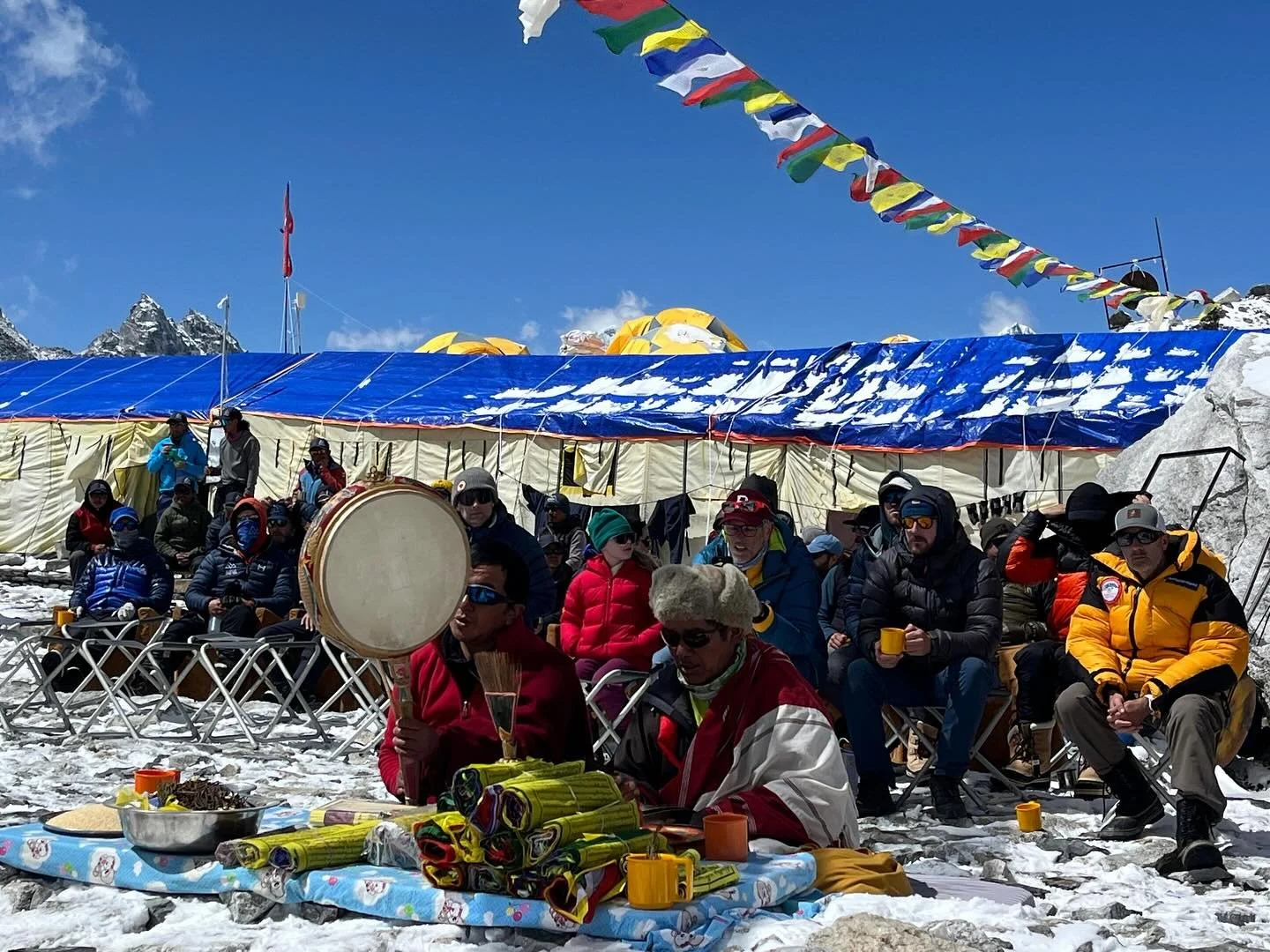 Puja day!! #ctss #ctsseverest #ctsseverest2025 #climbingthesevensummits #thesevensummitsspecialist