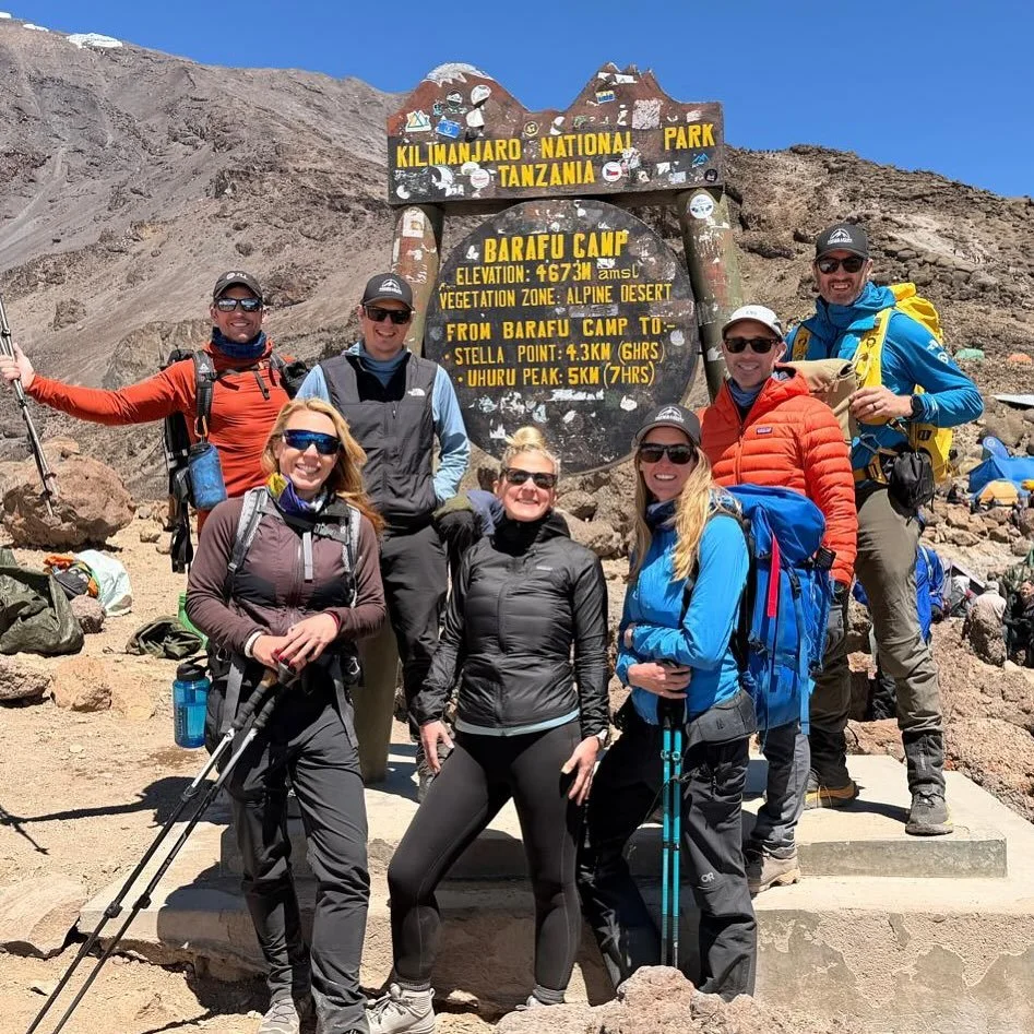 Kili team at Barafu camp, going for the summit!