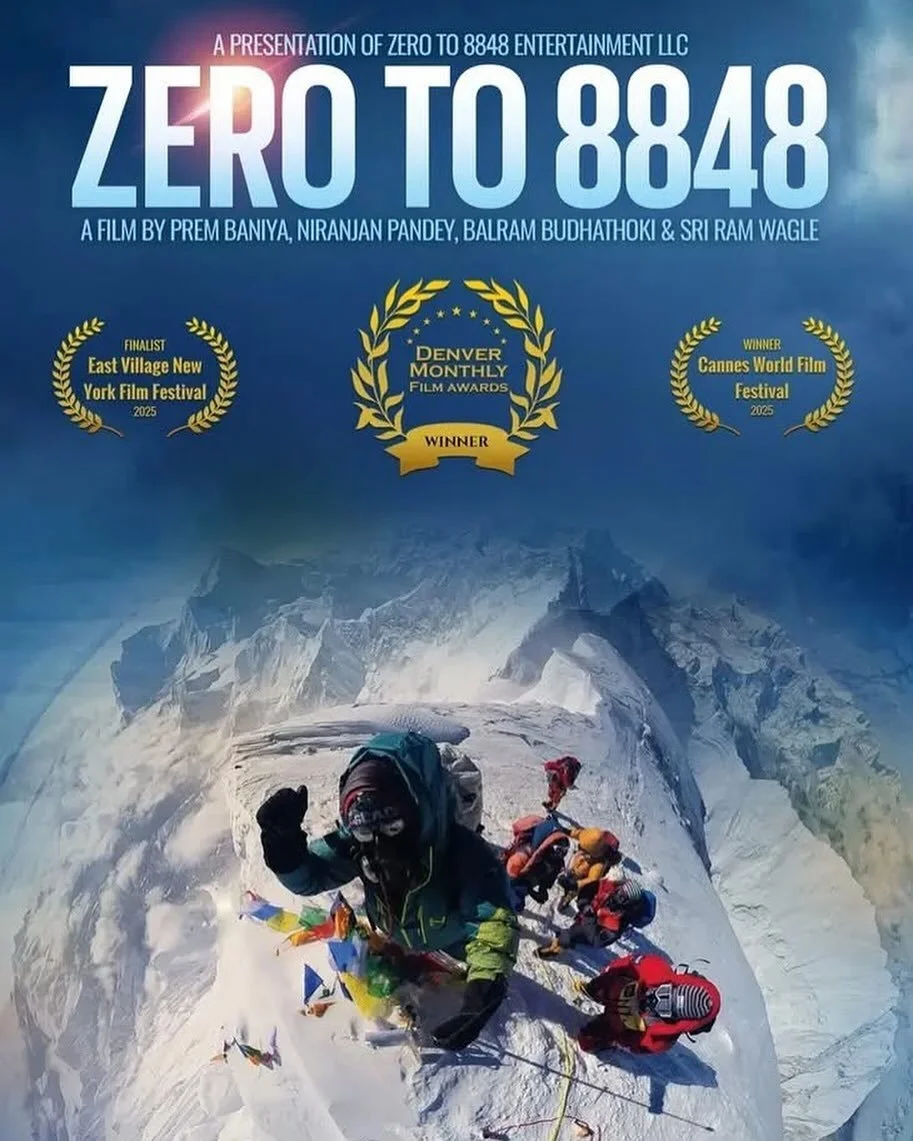 Colorado folks! 

This Saturday March 14th, the Sherpa Association of Colorado is hosting a screening of Zero to 8848 in Broomfield Colorado! Click on the link below to purchase tickets and learn more about this event. 

https://www.tinpaisa.com/even