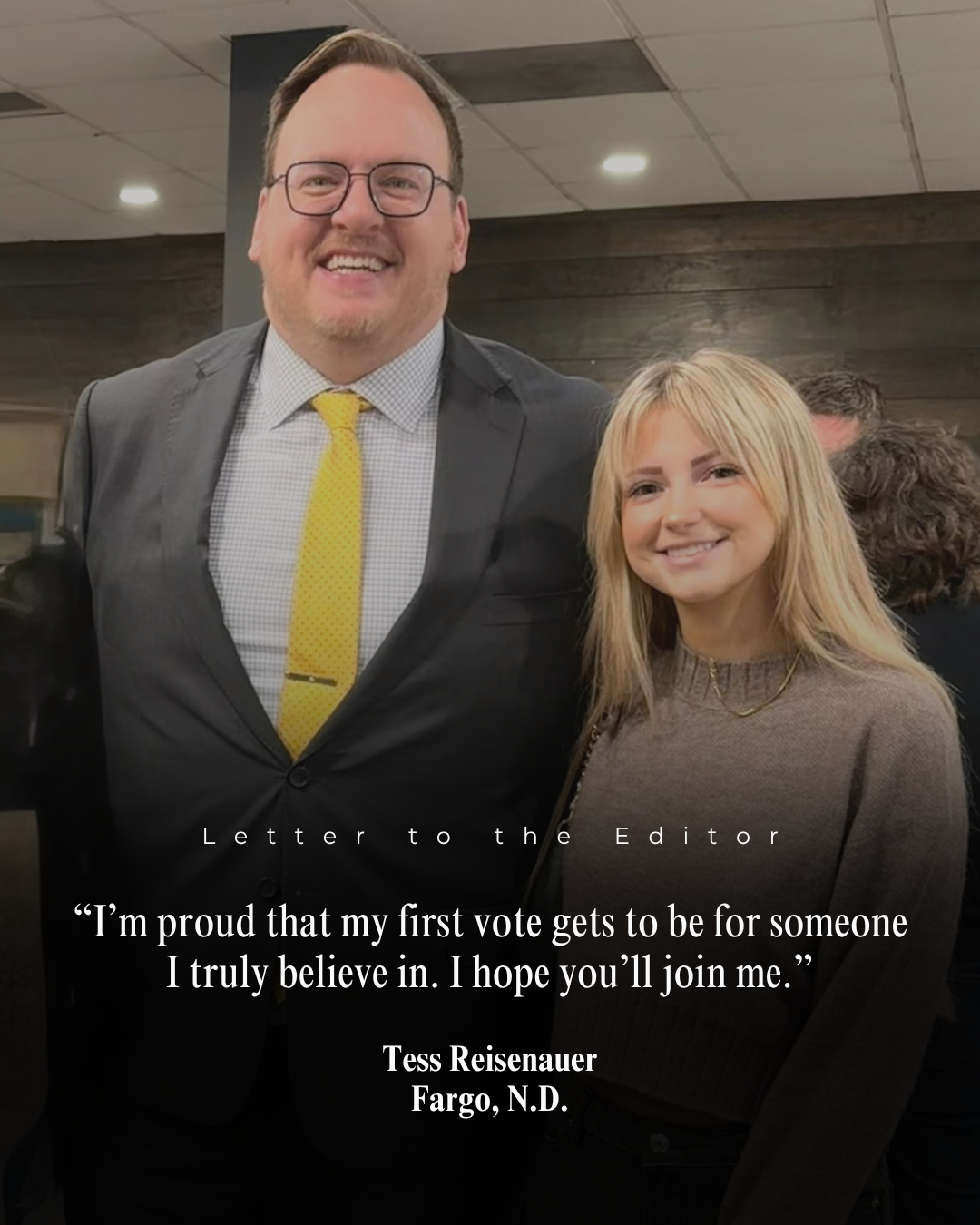 LTE: For First-Time Voters, Leadership Like This Matters