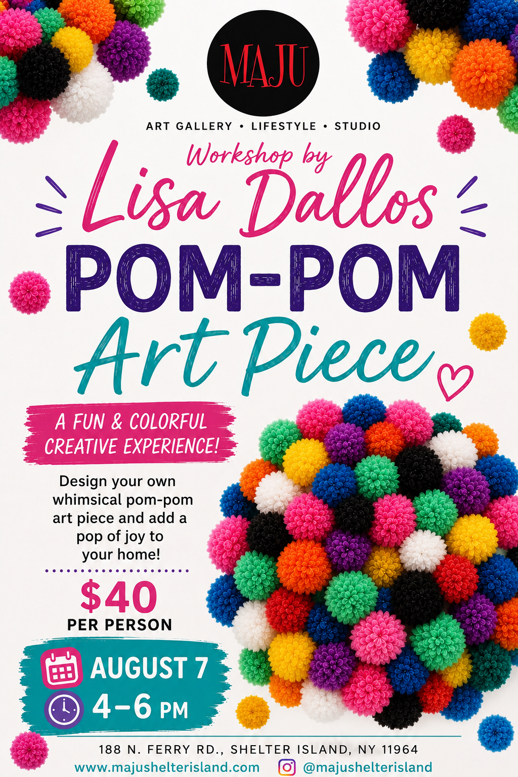 POM-POM Workshop by Lisa Dallos 