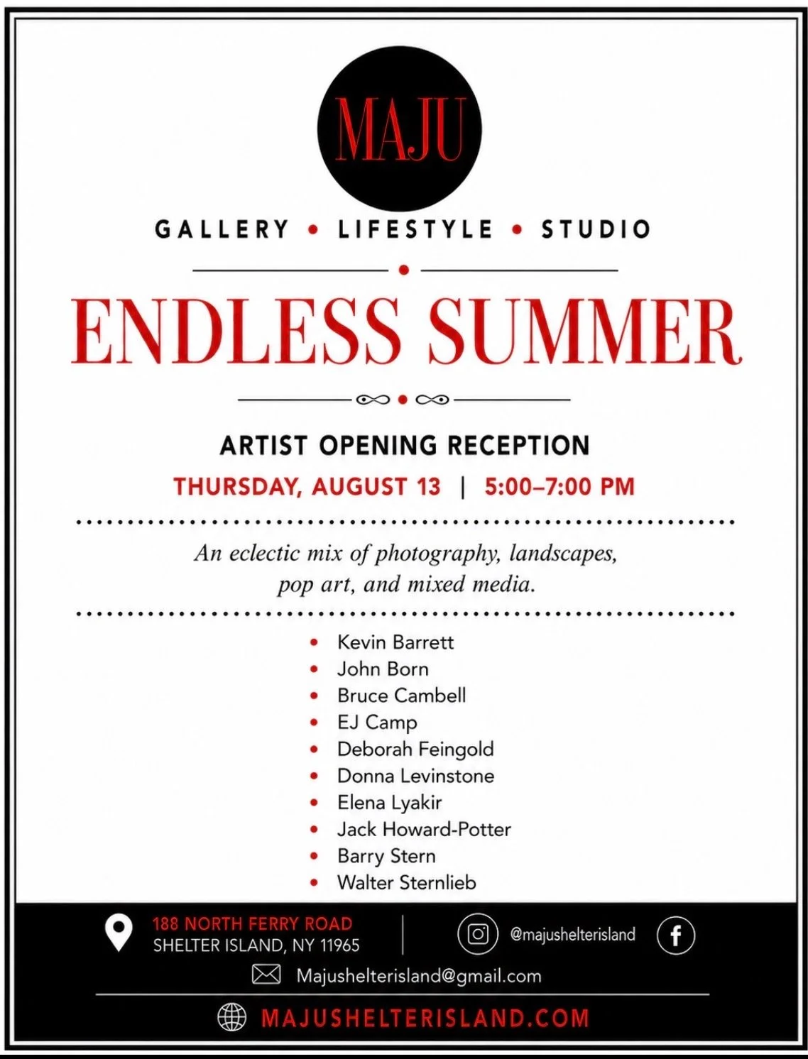 Endless Summer Exhibit Opening Reception