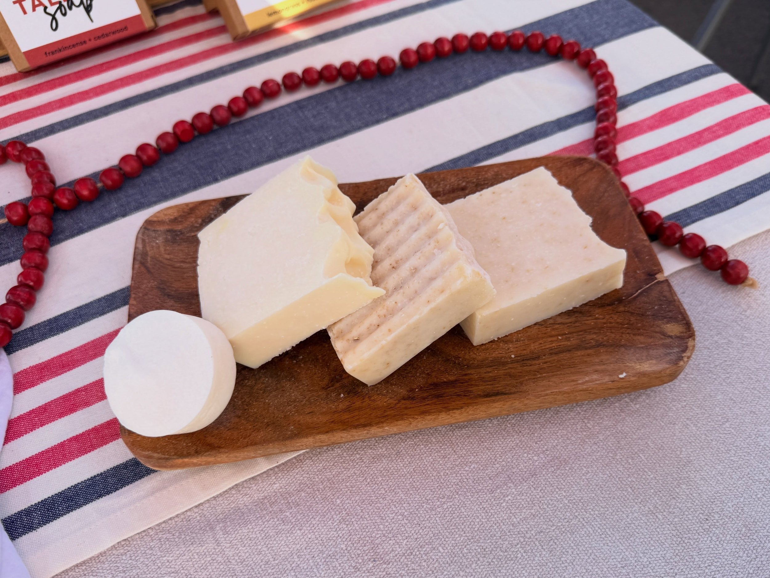 ABILENE! You sold us out of our new tallow soaps on this absolutely stunning Saturday morning at the Abilene Farmers Market! 🎉 THANK YOU! 🙌🏼🤩 If you missed the soaps today, we should have a few batches available next week along side a new deodora