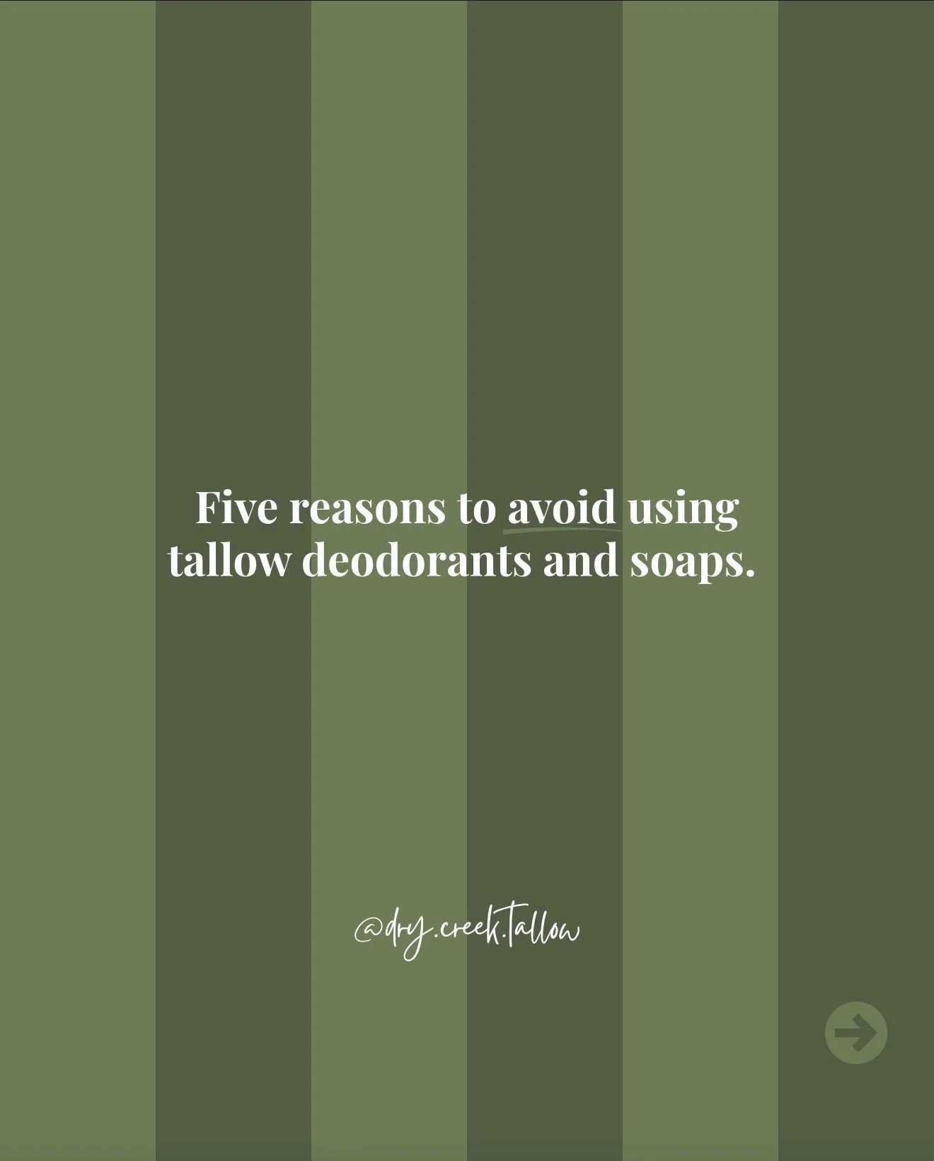 Hard to disagree with that! 

Your skin will thank you! 🐮