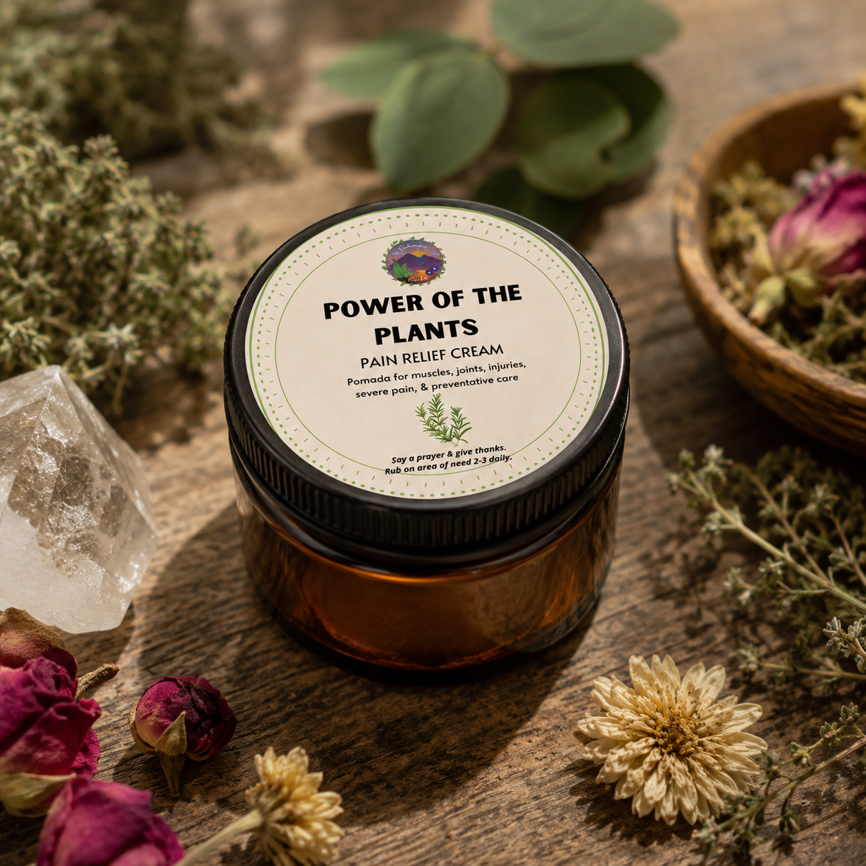 Herbal Pain Relief Cream - Power of the Plants