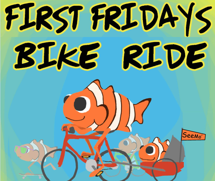 First friday at five bike ride
