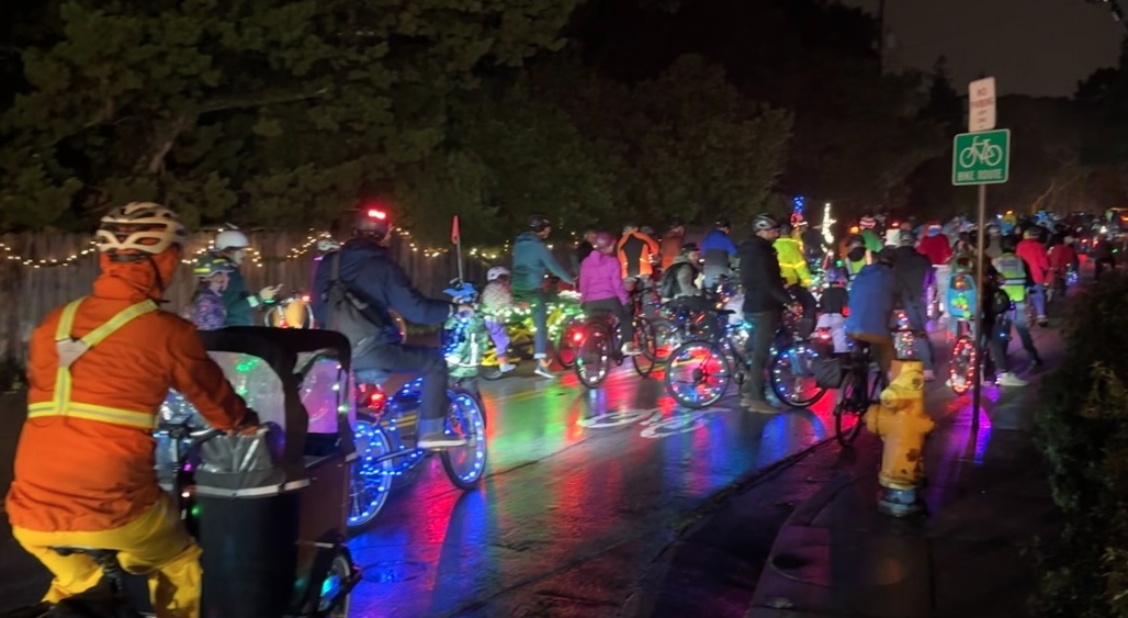 SSP annual Holiday Lighted Ride
