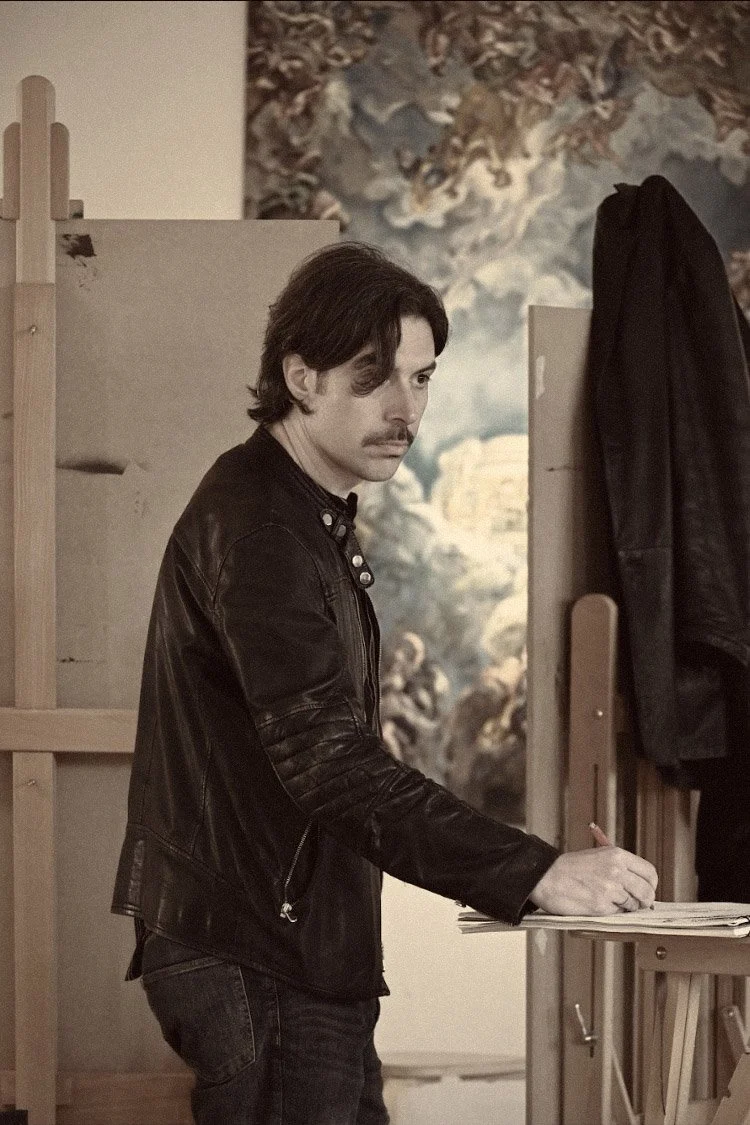 Maurizio Carriero, direttore didattico della Mirabile Fucina. Accademia di disegno e pittura a Milano, Italia