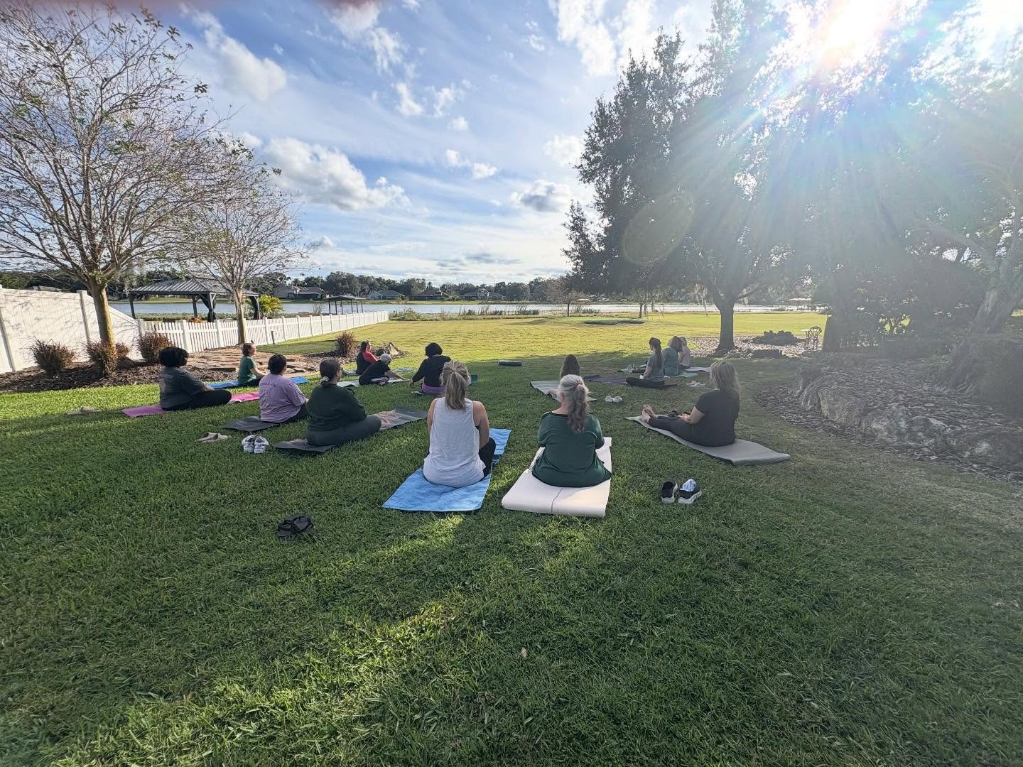 ❤️💚 Christ-centered Yoga &amp; Ornament Decorating was Great because of You! 

&bull; I enjoyed the time together through restful movement, ornament creations, plus cookies &amp; cocoa. 

&bull; Thank you for taking time to rest in the Christmas sea