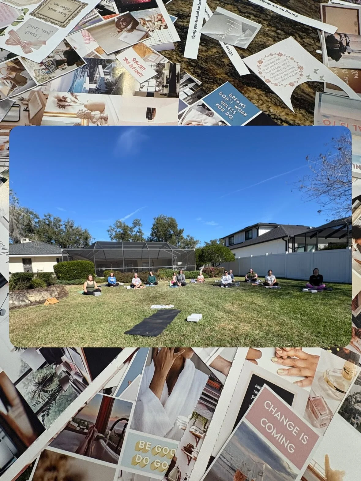 A Beautiful Day Together ✨ 

&bull; A time to see &amp; embrace the beauty this year holds. 

&bull; A space to breathe in the promise of God - a hope  filled future. 

Thank you to the lovely group of ladies who joined for a time of community, rest,